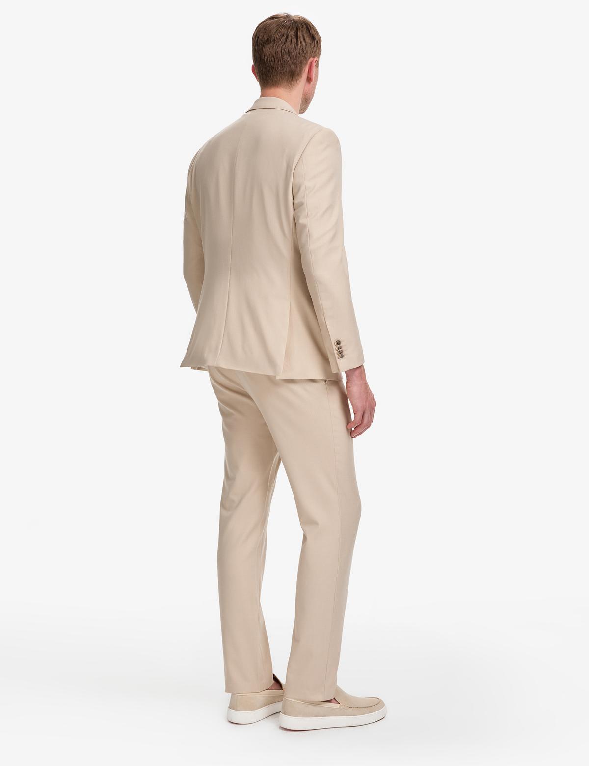 Bej Slim Fit Takım Elbise - 50324264122