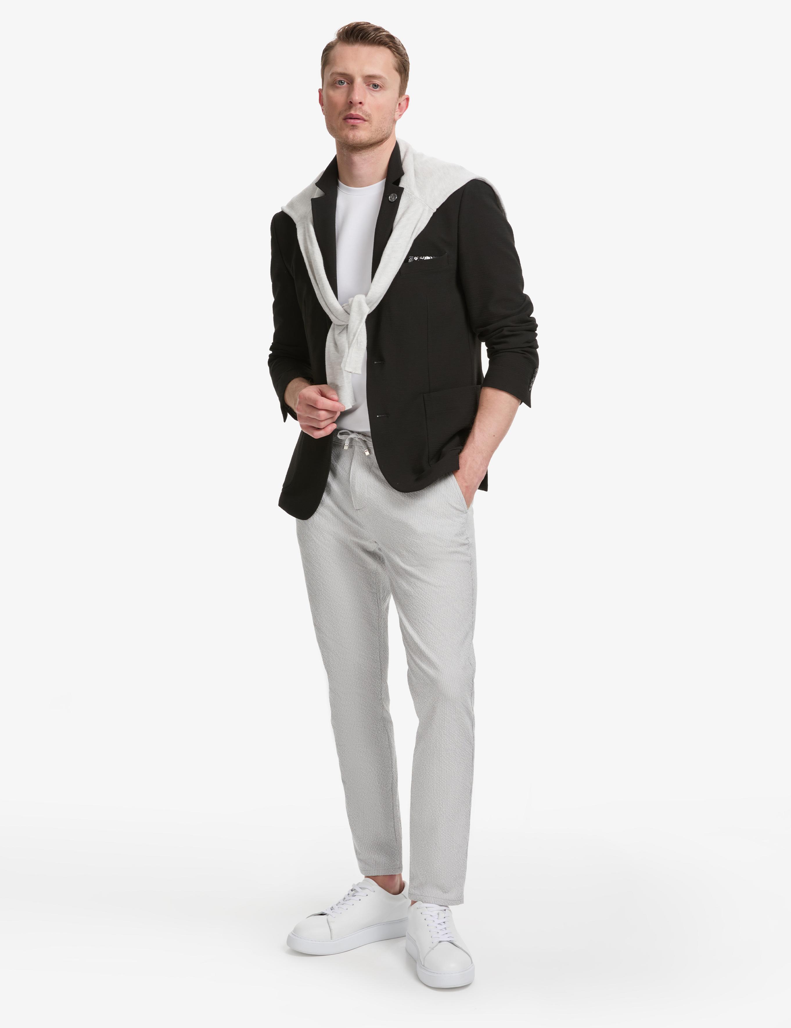 Siyah Ex. Slim Fit Ceket