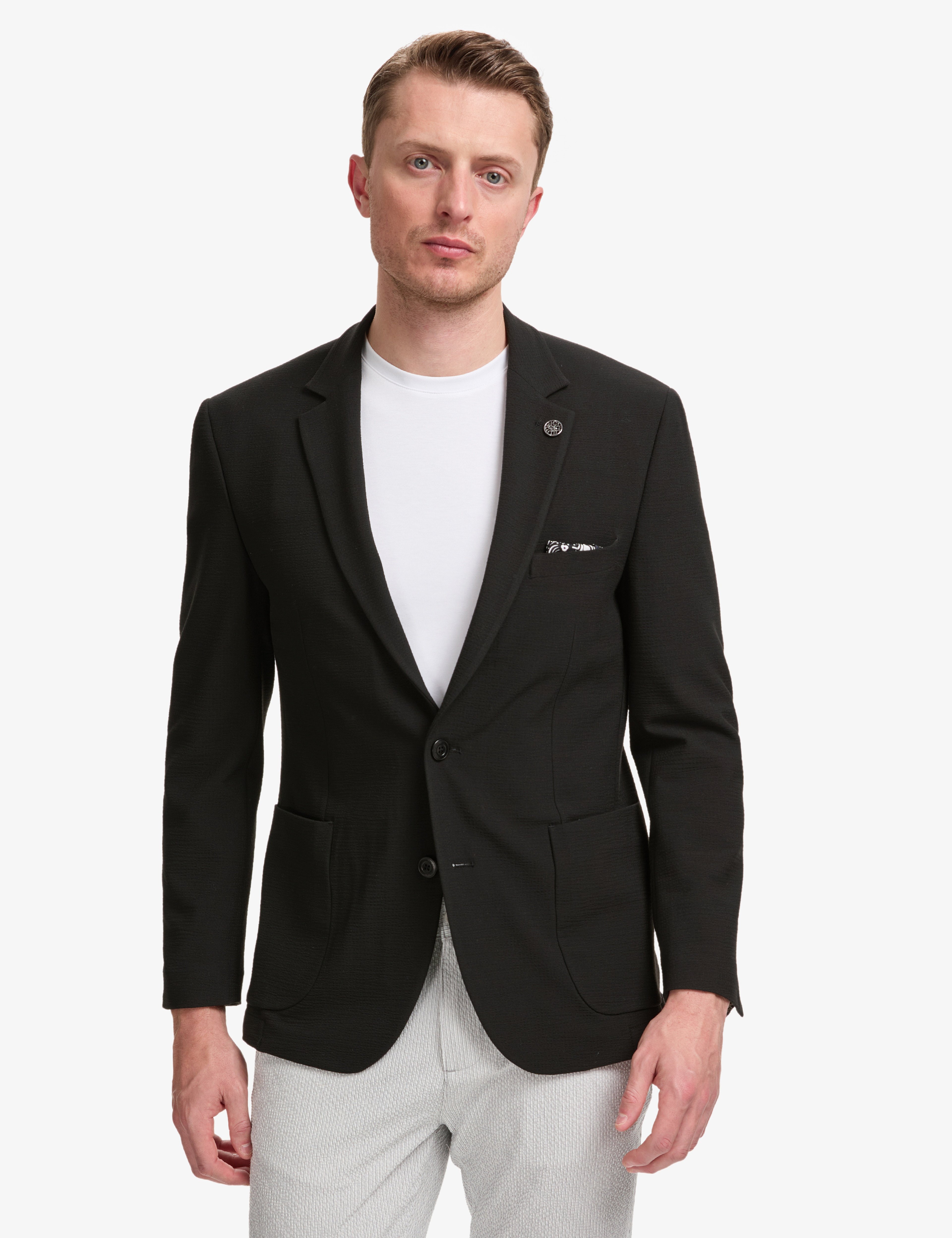Siyah Ex. Slim Fit Ceket