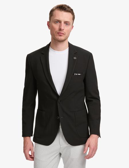 Siyah Ex. Slim Fit Ceket - 50324851008