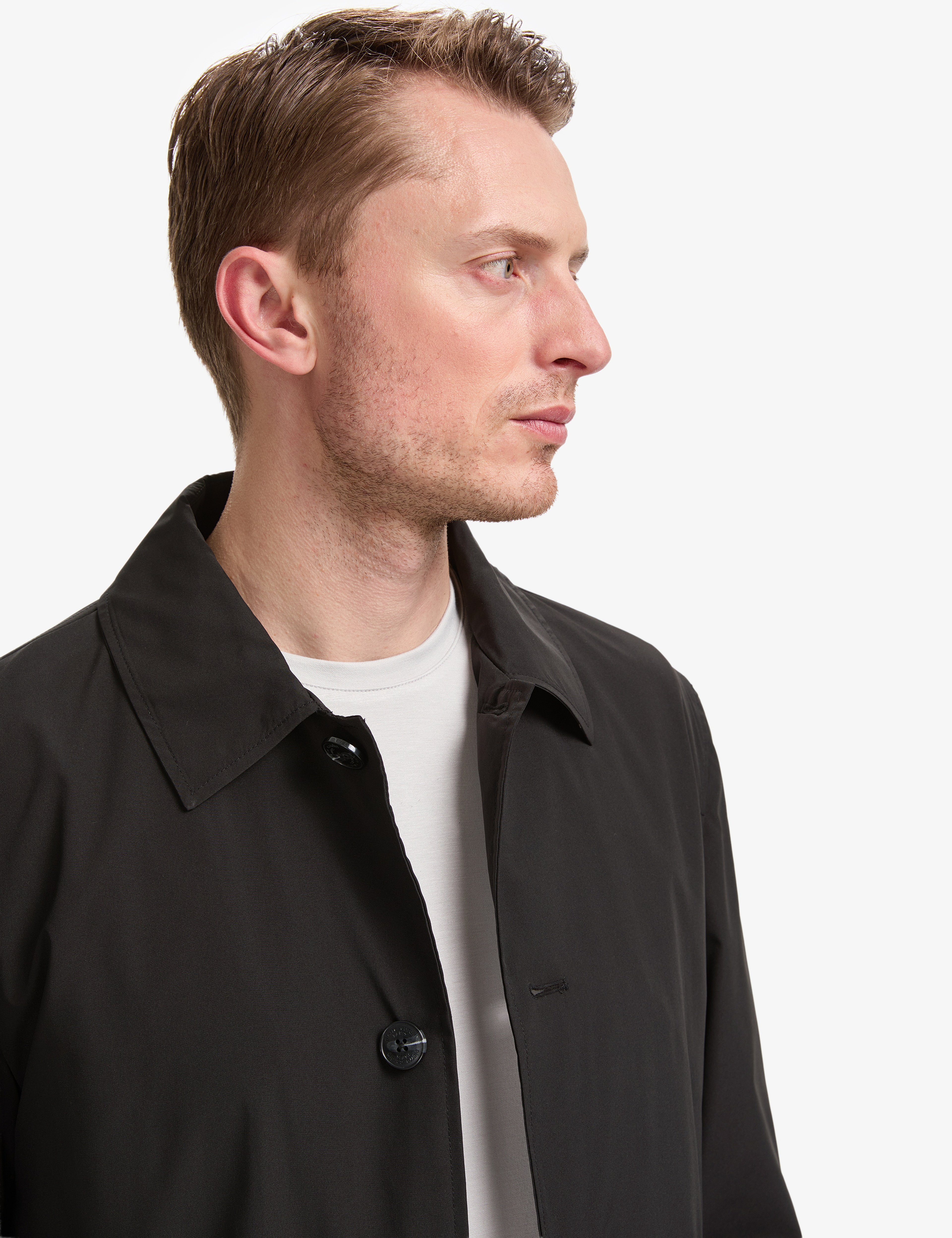 Siyah Trenchcoat