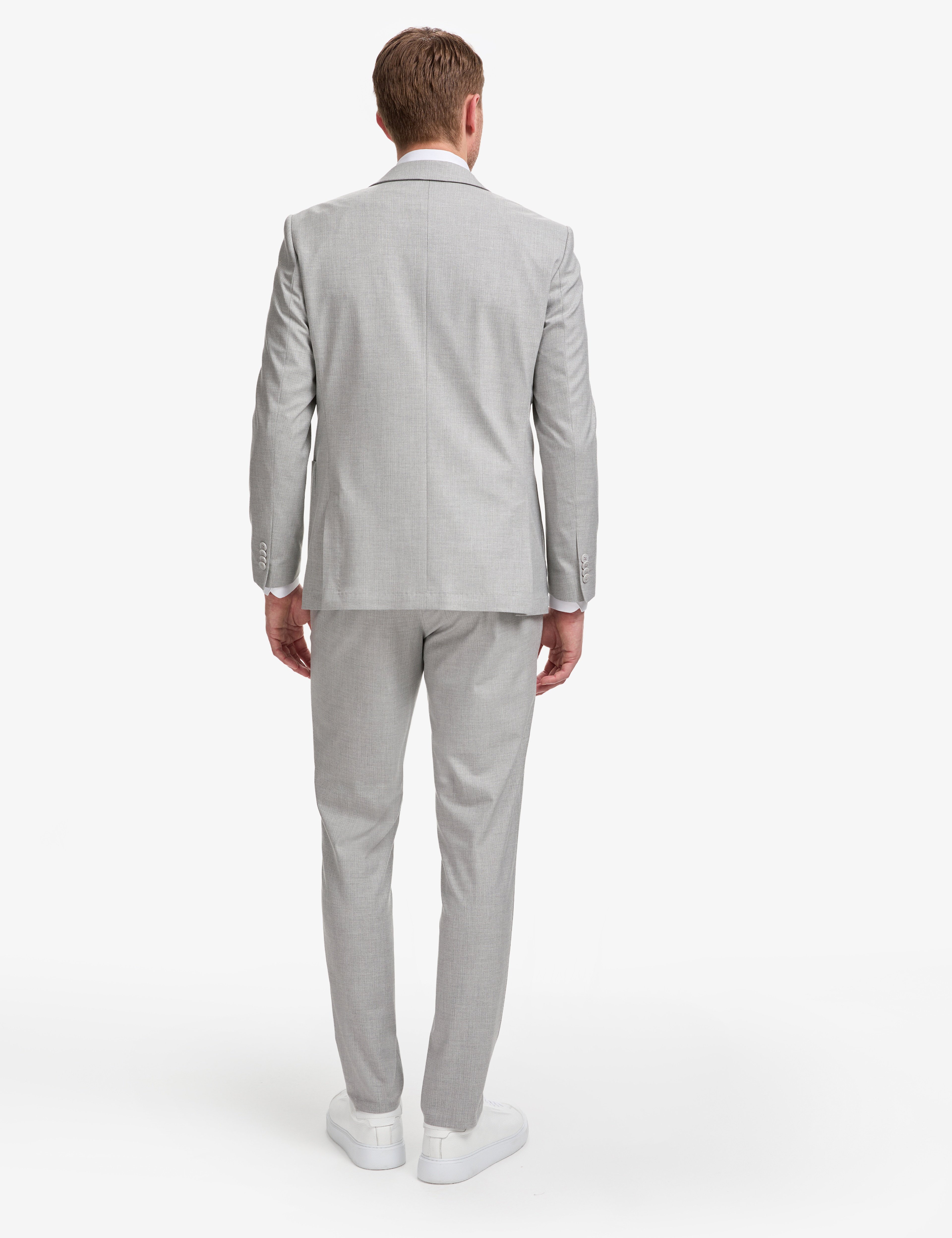Gri Extra Slim Fit Takım Elbise