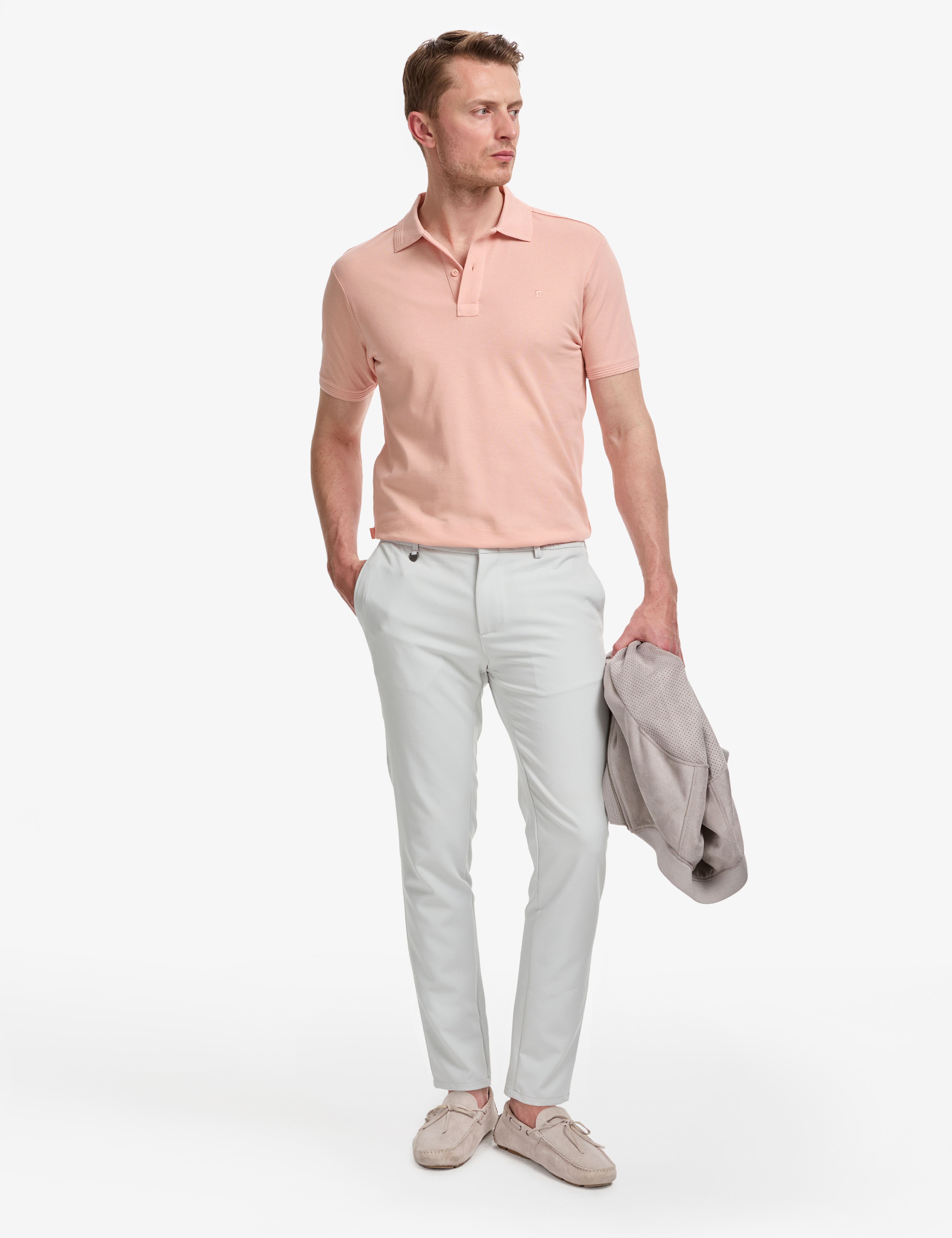 Somon Slim Fit %100 Pamuk Düğmeli Polo Yaka Basic Tişört - Image 4