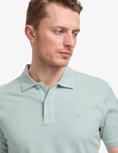 Mint Slim Fit %100 Pamuk Düğmeli Polo Yaka Basic Tişört