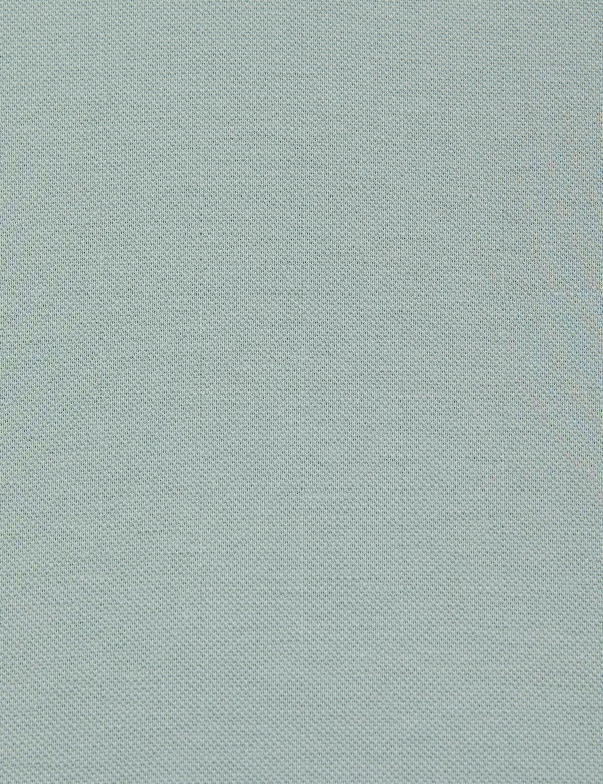 Koyu Mint Regular Fit %100 Pamuk Kıvrılmaz Polo Yaka Basic Tişört - 50325290113