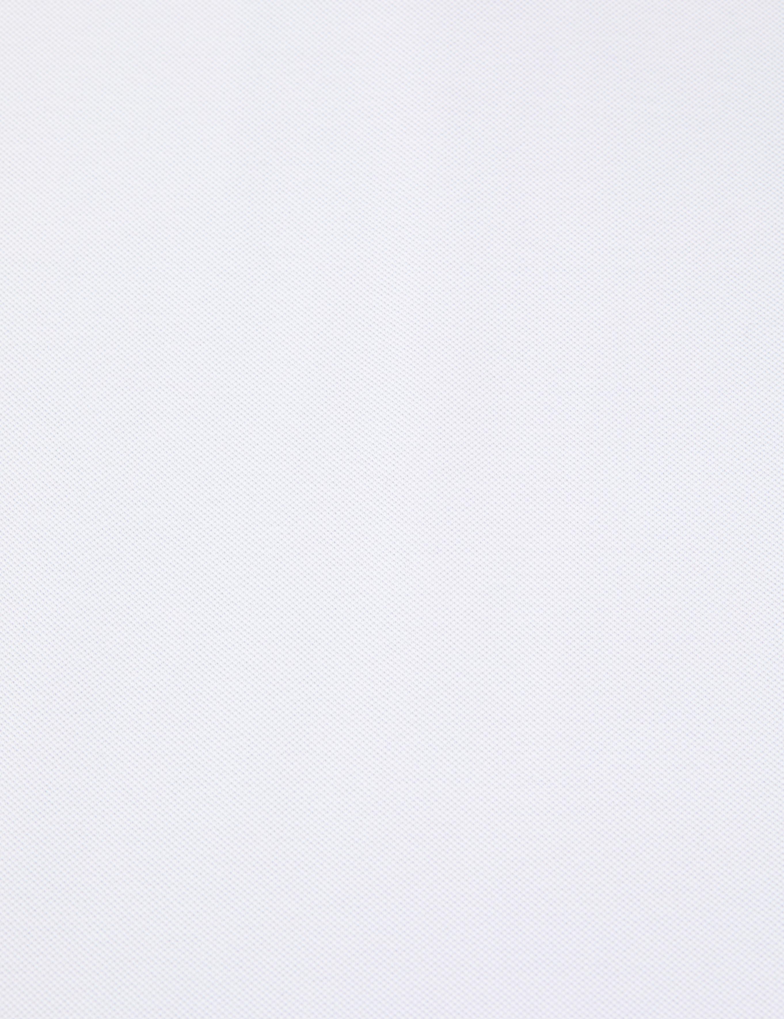 Beyaz Regular Fit %100 Pamuk Kıvrılmaz Polo Yaka Basic Tişört