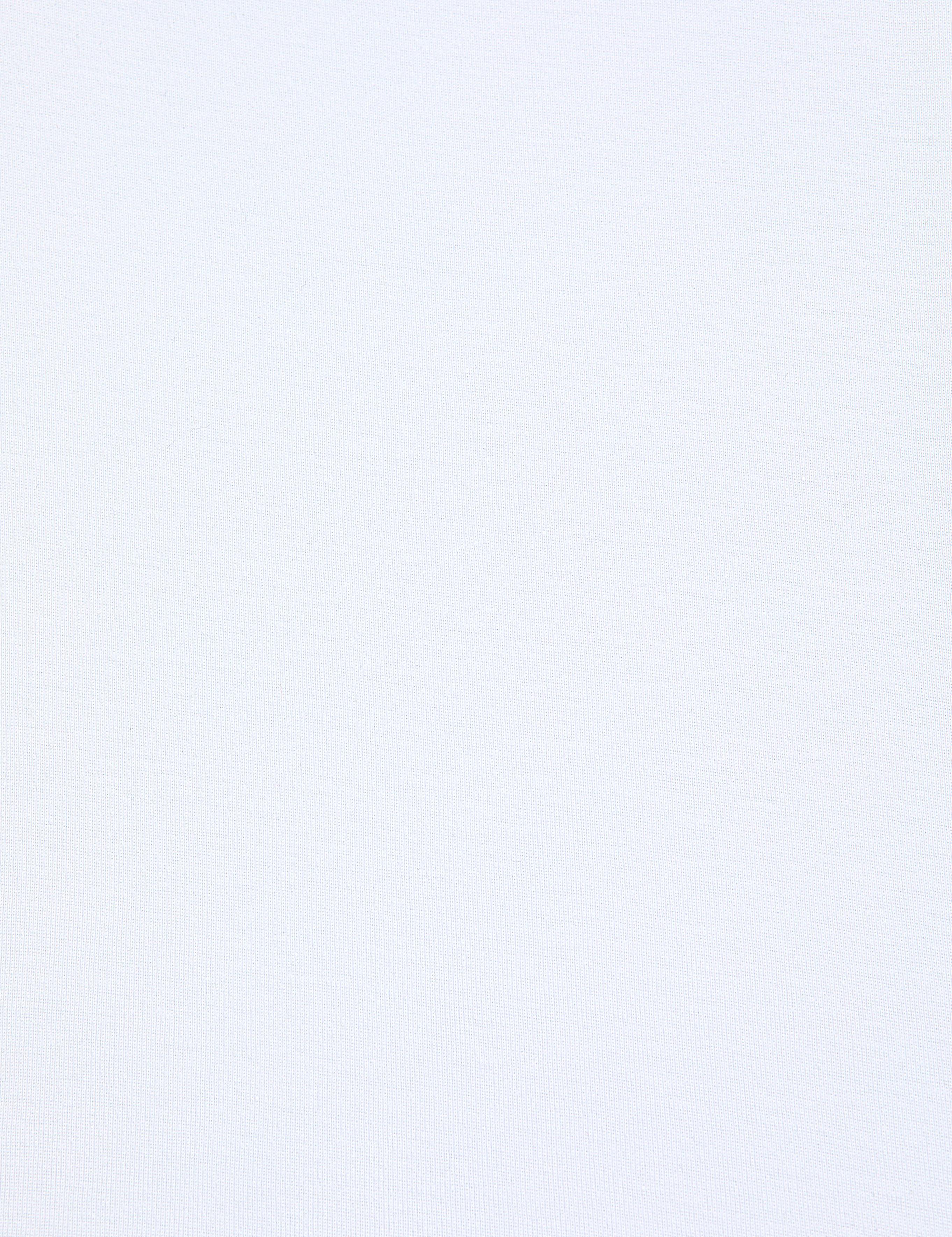 Beyaz Ex. Slim Fit Örme Bluz