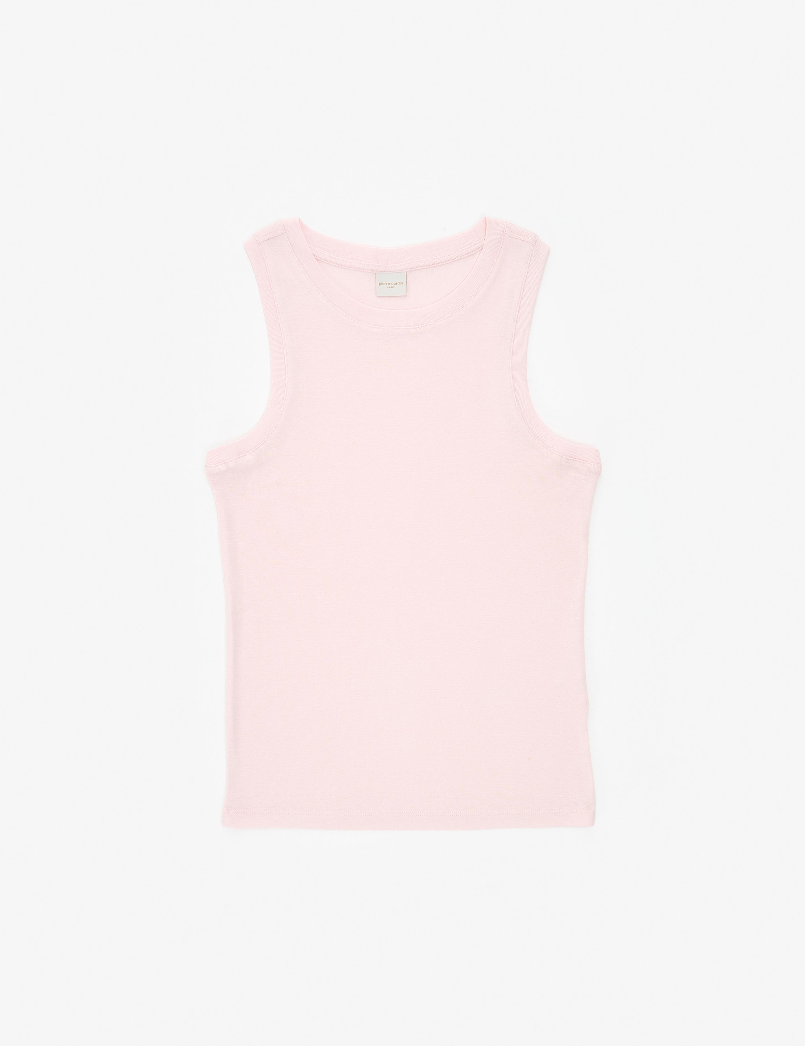 Açık Pembe Ex. Slim Fit Örme Bluz
