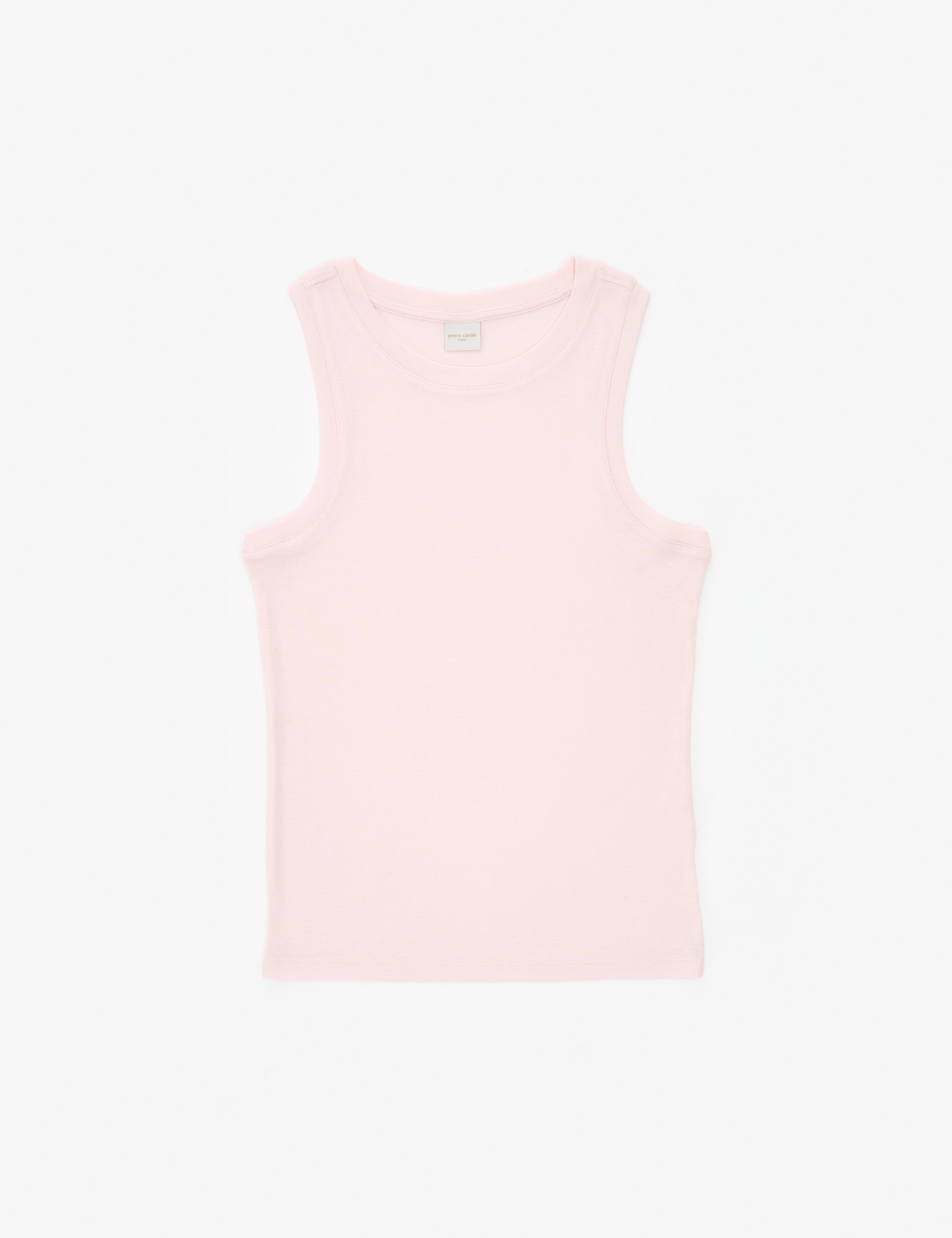 Açık Pembe Extra Slim Fit Örme Bluz - Image 6