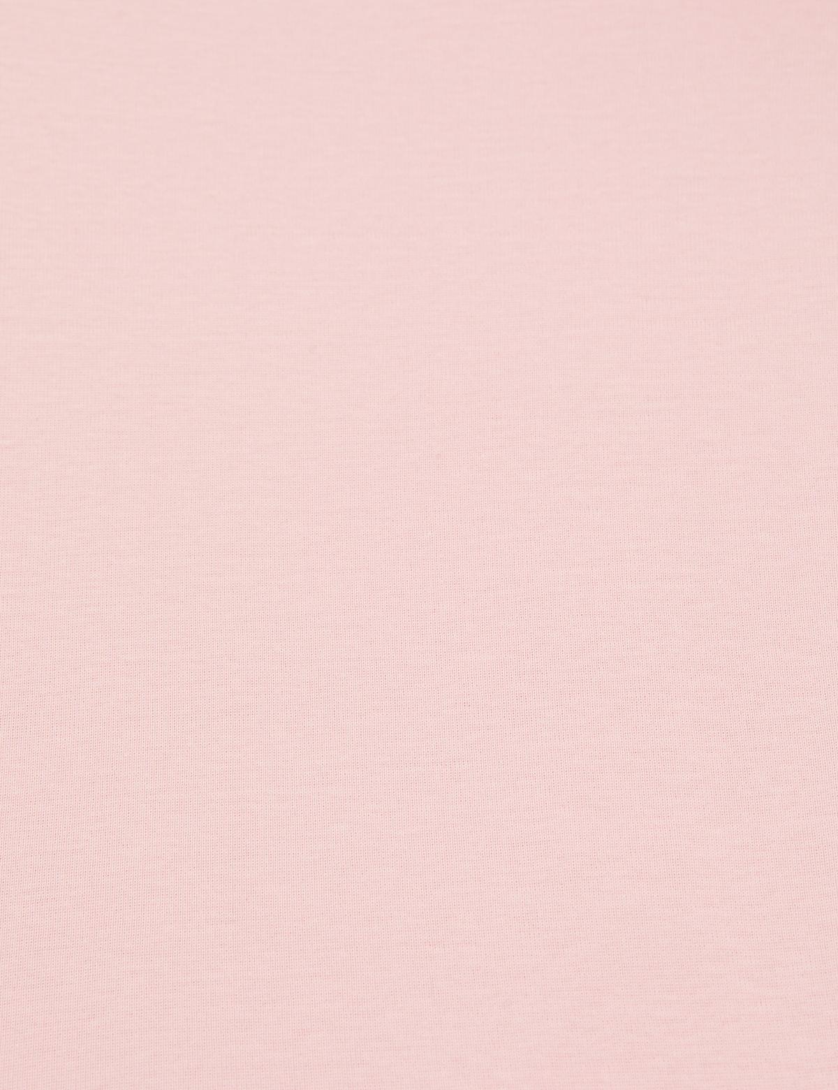 Açık Pembe Ex. Slim Fit Örme Bluz - 50325446025