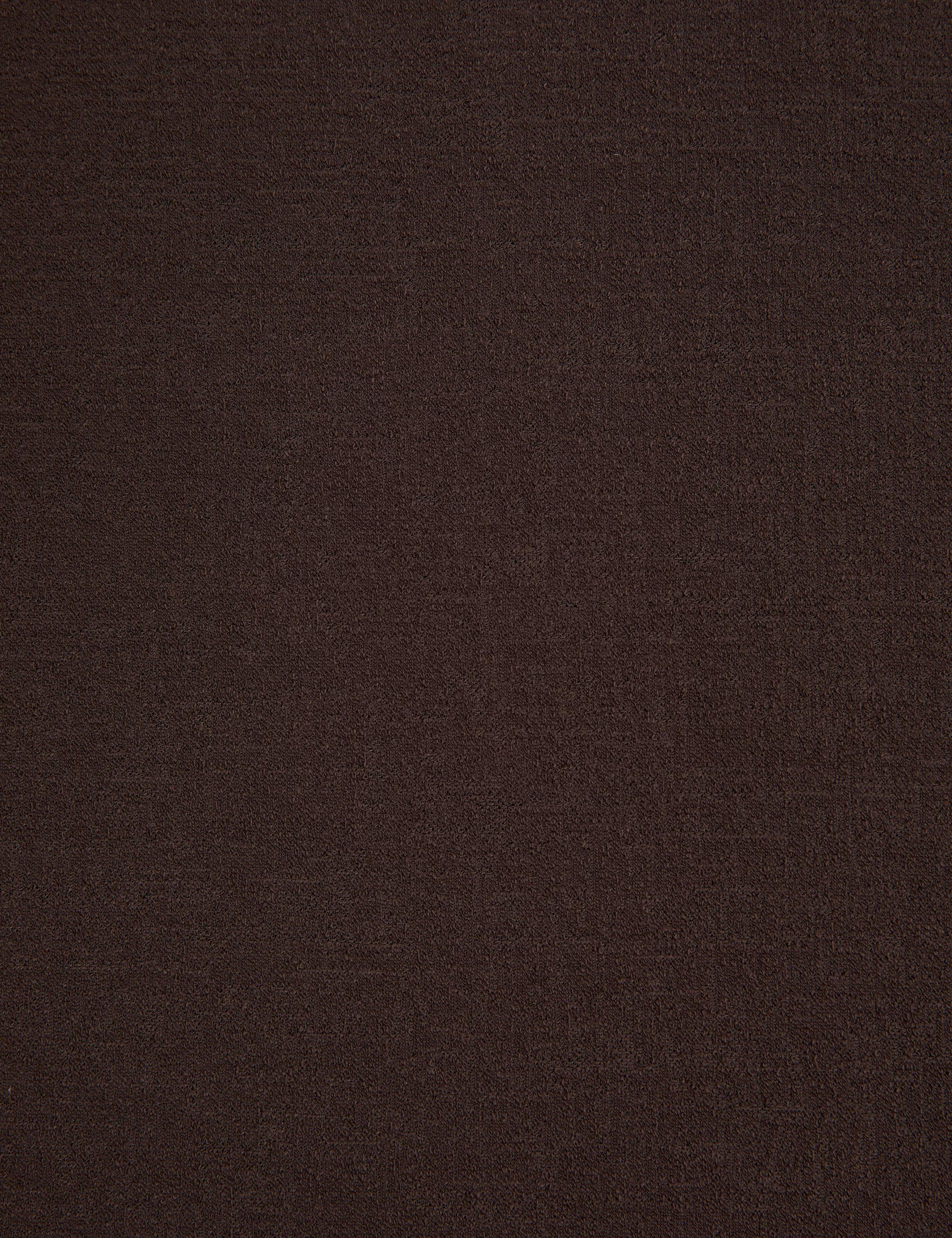 Koyu Kahverengi Regular Fit Tişört