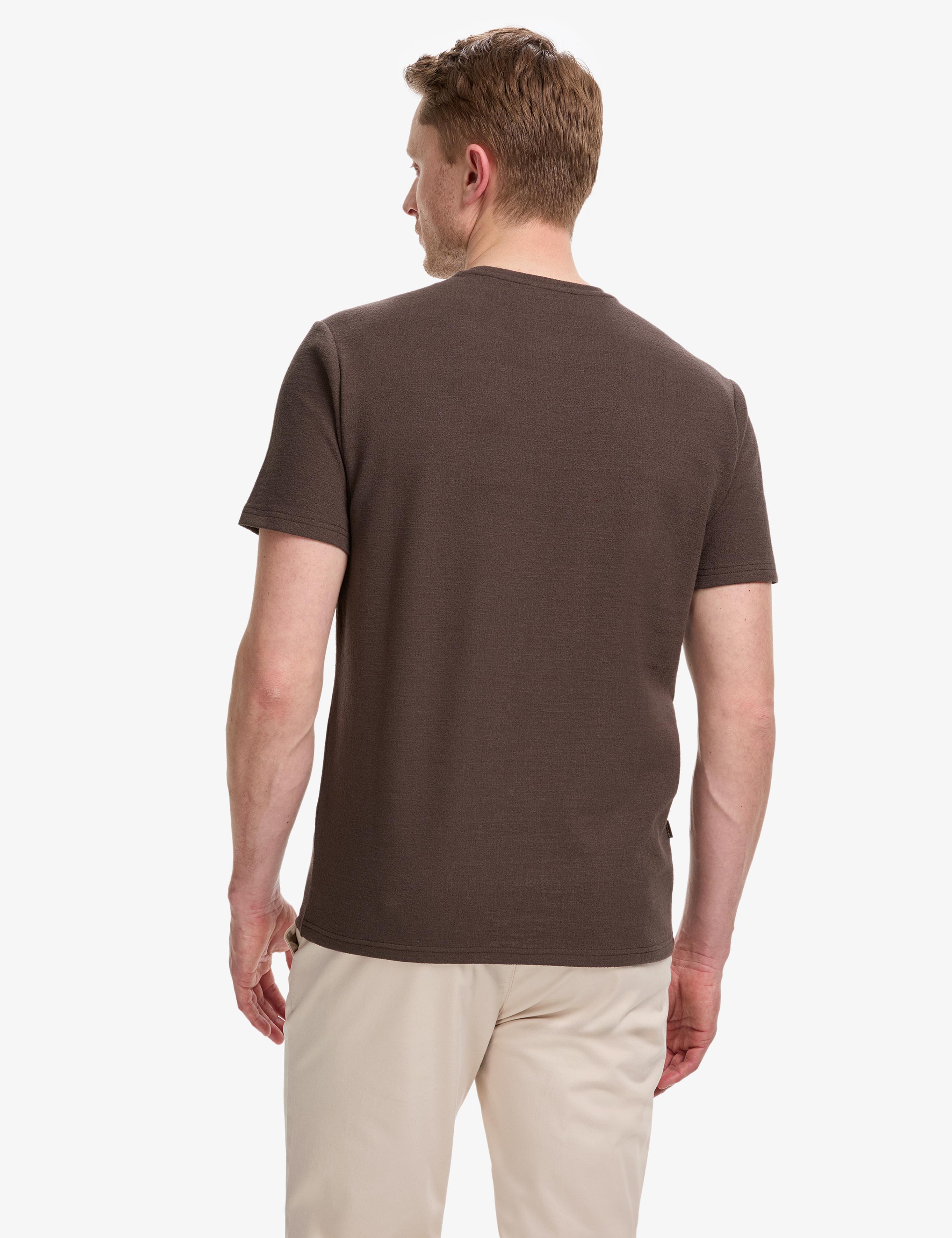 Koyu Kahverengi Regular Fit Tişört