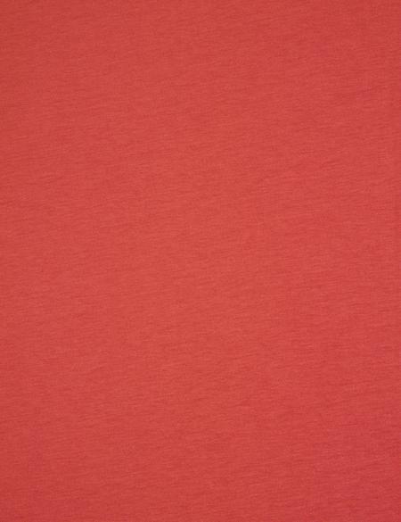 Kiremit Comfort Fit %100 Pamuk Bisiklet Yaka Basic Tişört - 50325300044