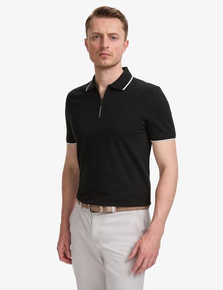 Siyah Slim Fit Tişört - 50327873034