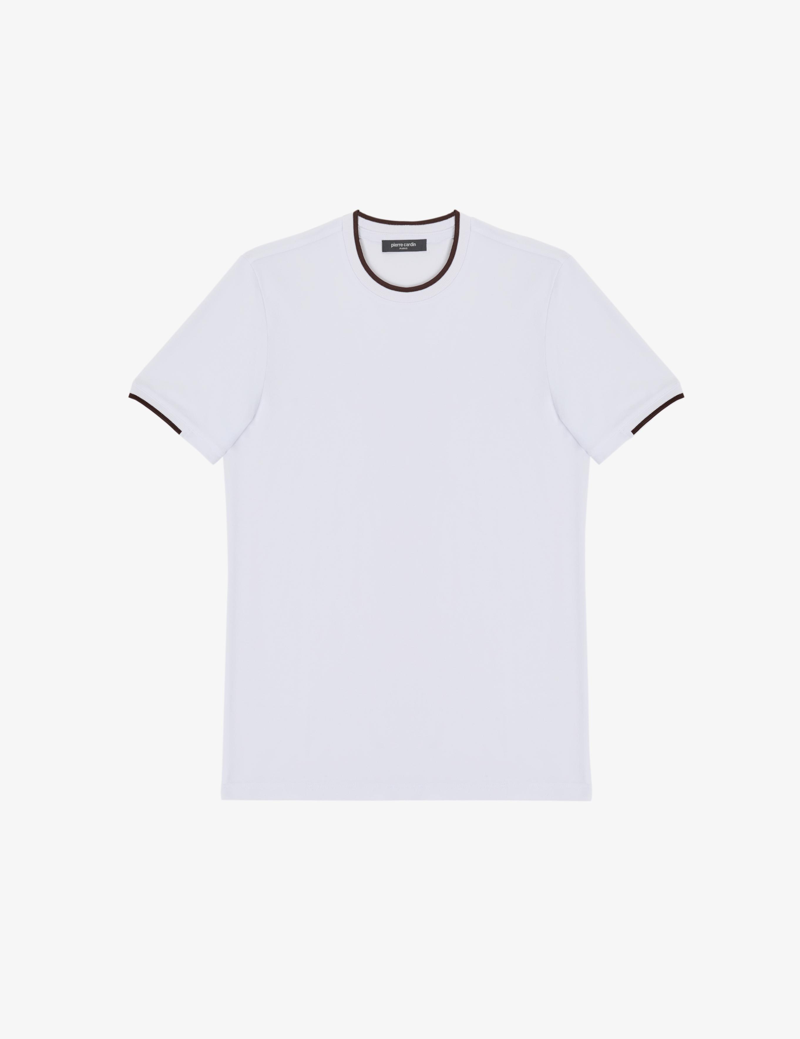 Beyaz Slim Fit Tişört