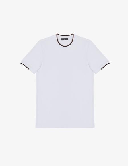 Beyaz Slim Fit Tişört - 50327865009