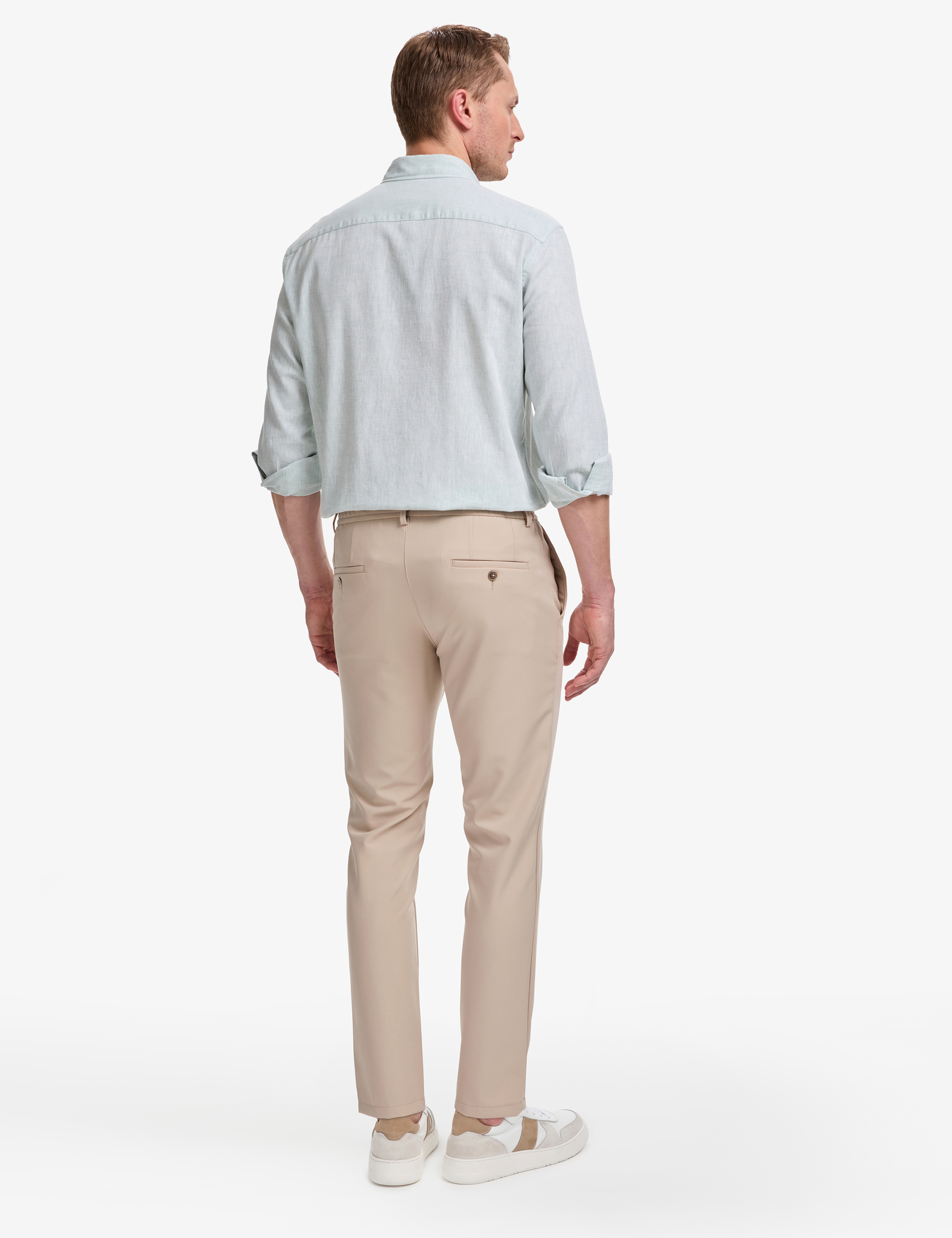 Bej Klasik Jogger Pantolon