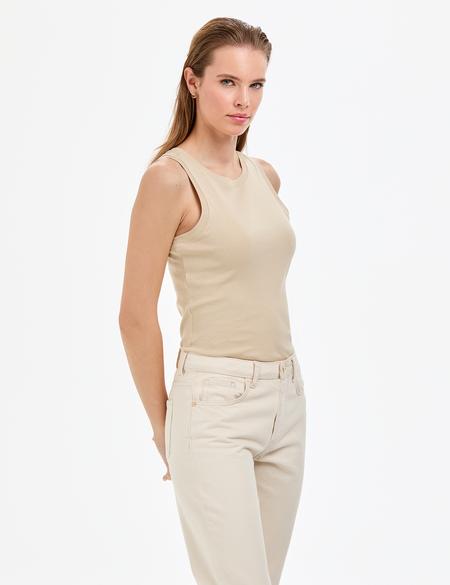 Kum Ex. Slim Fit Örme Bluz - 50325446003