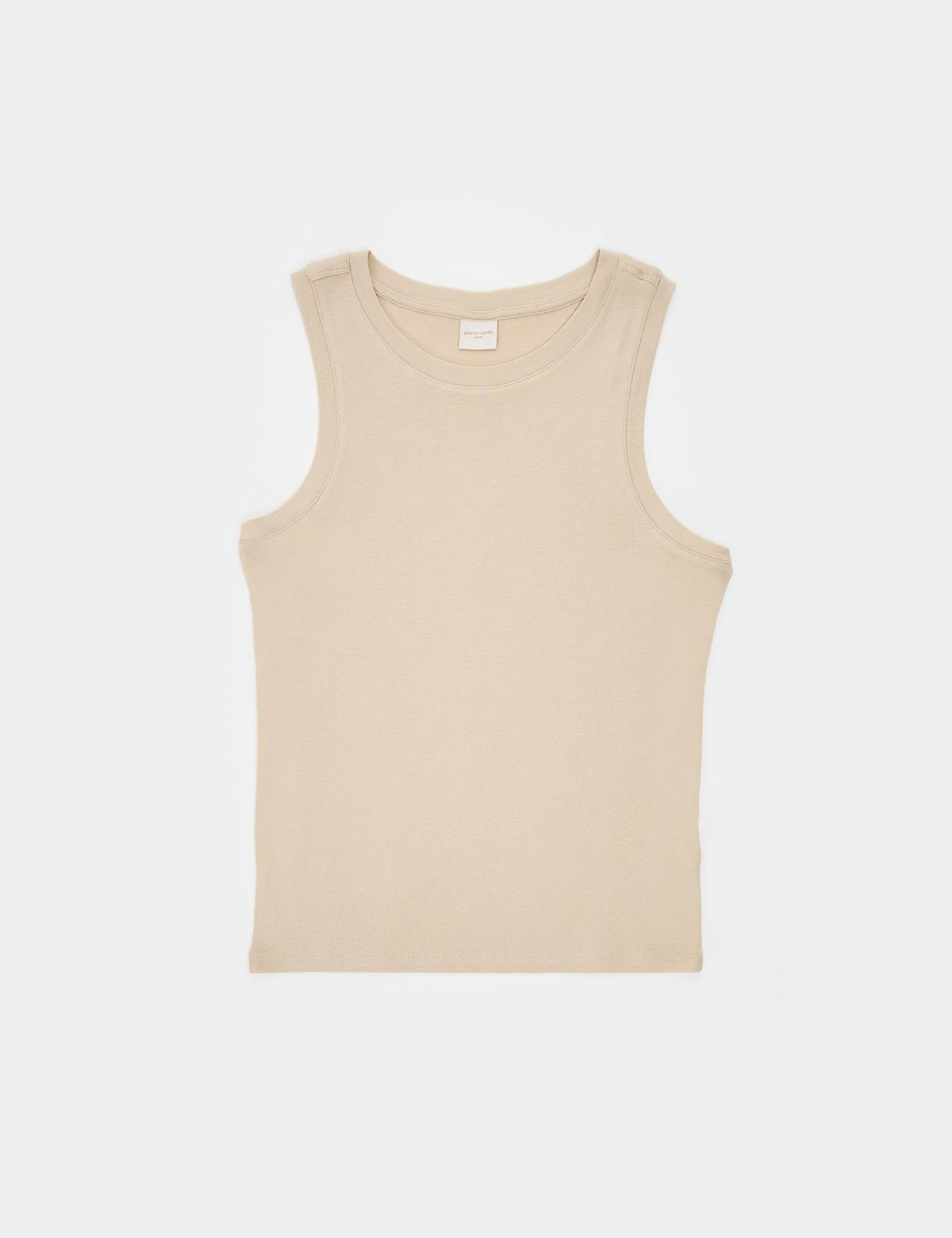 Kum Ex. Slim Fit Örme Bluz - 50325446003