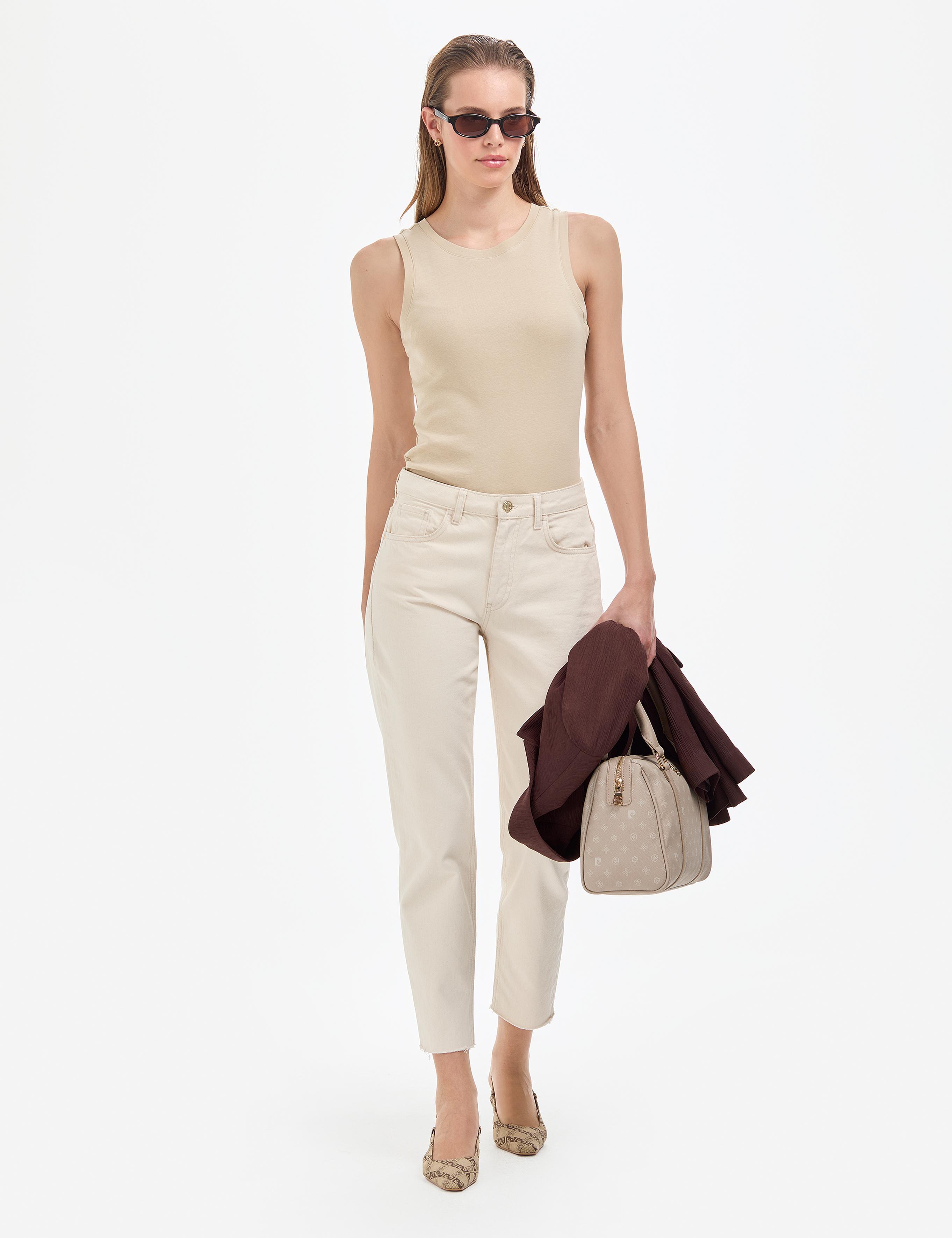 Kum Ex. Slim Fit Örme Bluz