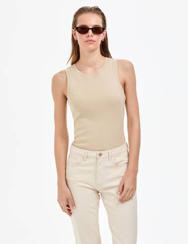 Kum Ex. Slim Fit Örme Bluz