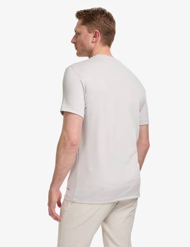Açık Gri Regular Fit Bisiklet Yaka Basic Tişört