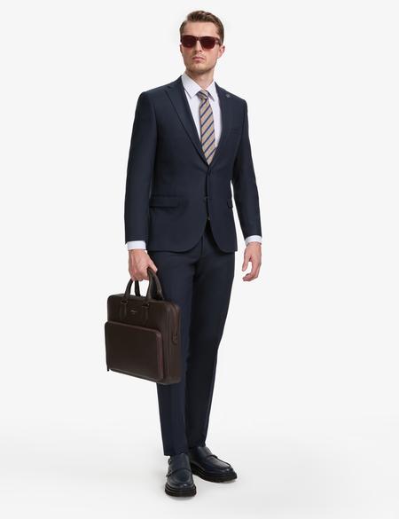 Lacivert Ex. Slim Fit Takım Elbise - 50325335026