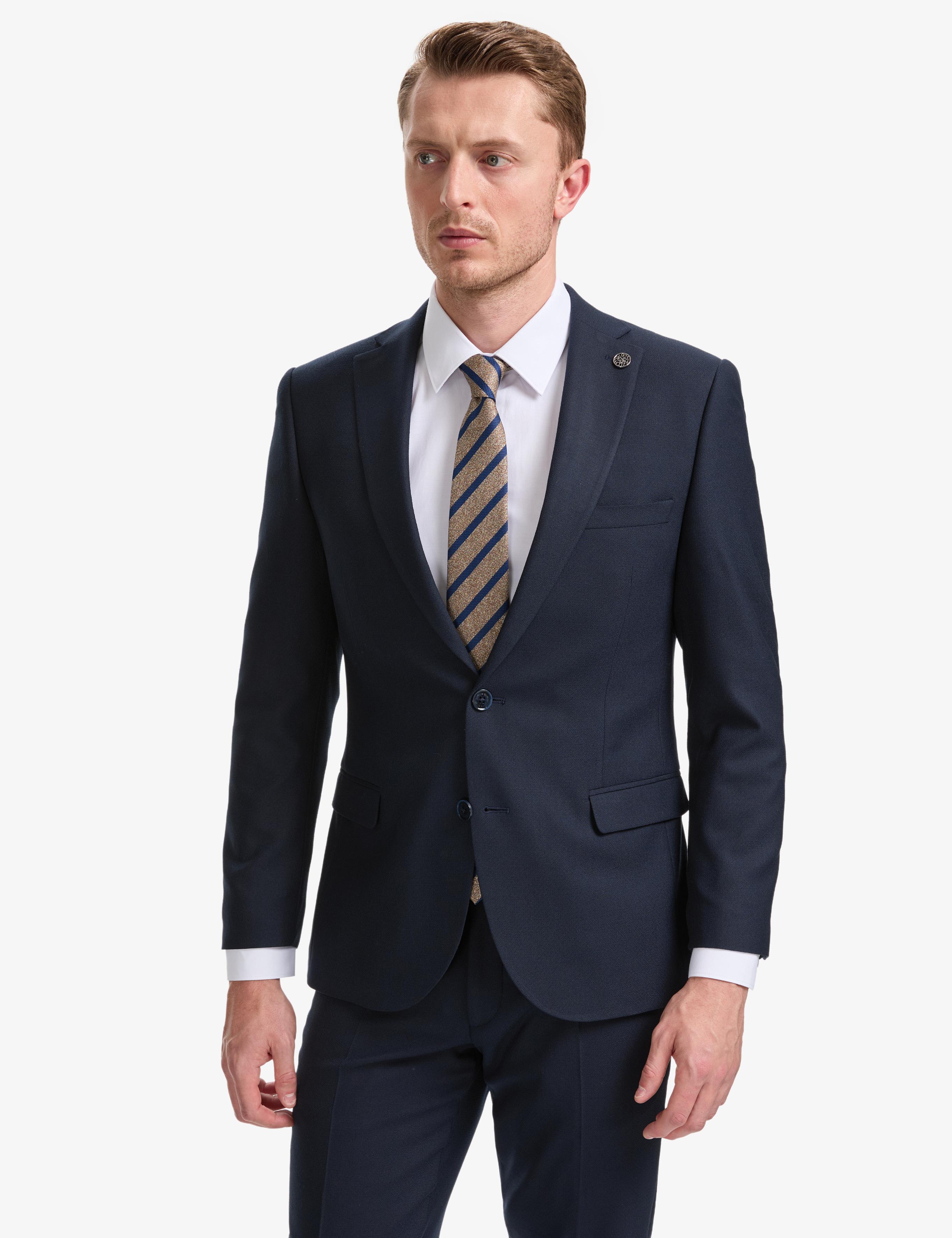 Lacivert Ex. Slim Fit Takım Elbise