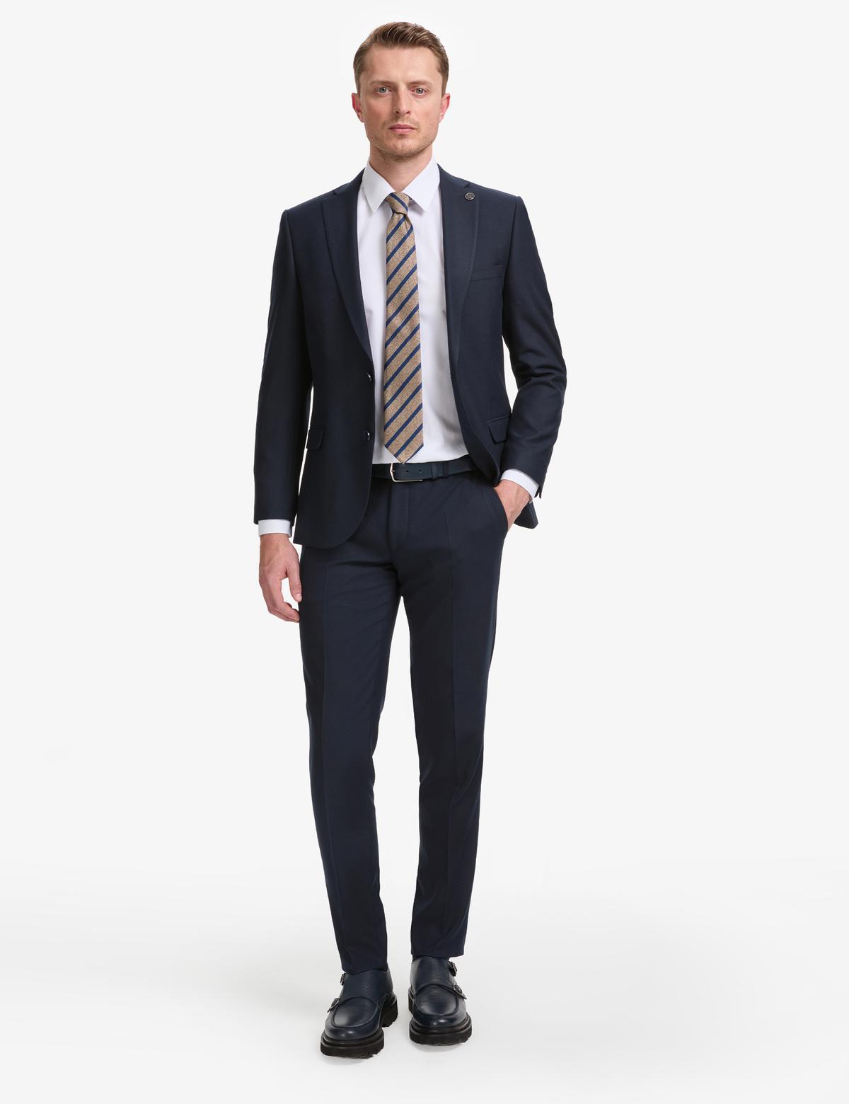 Lacivert Ex. Slim Fit Takım Elbise