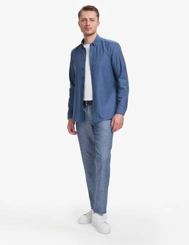Saks Slim Fit Beli Lastikli Klasik Jogger Pantolon