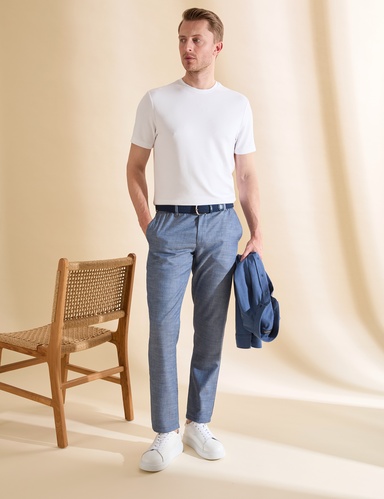 Saks Slim Fit Beli Lastikli Klasik Jogger Pantolon