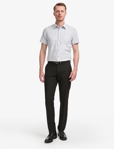 Siyah Slim Fit Kumaş Pantolon