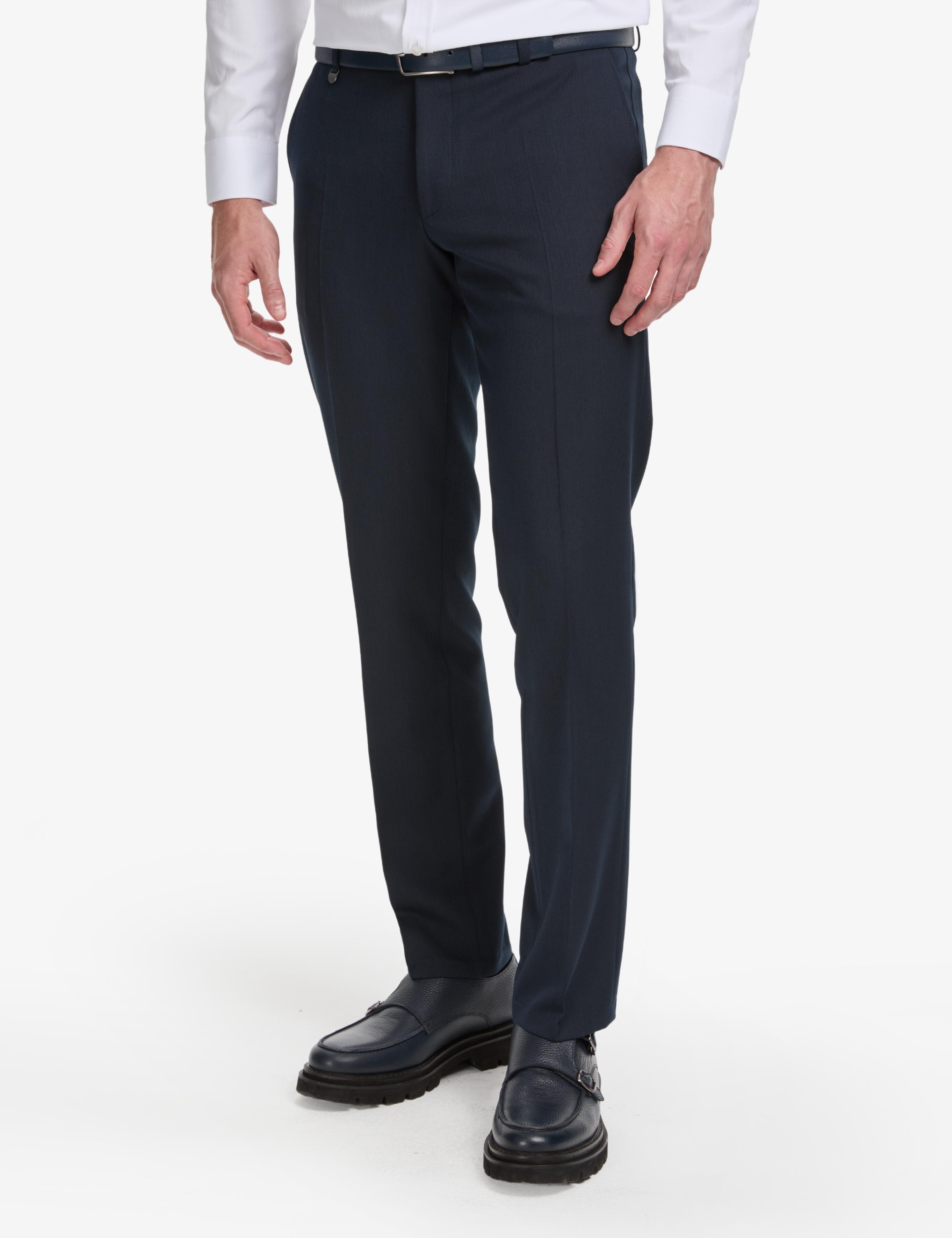 Lacivert Slim Fit Kumaş Pantolon