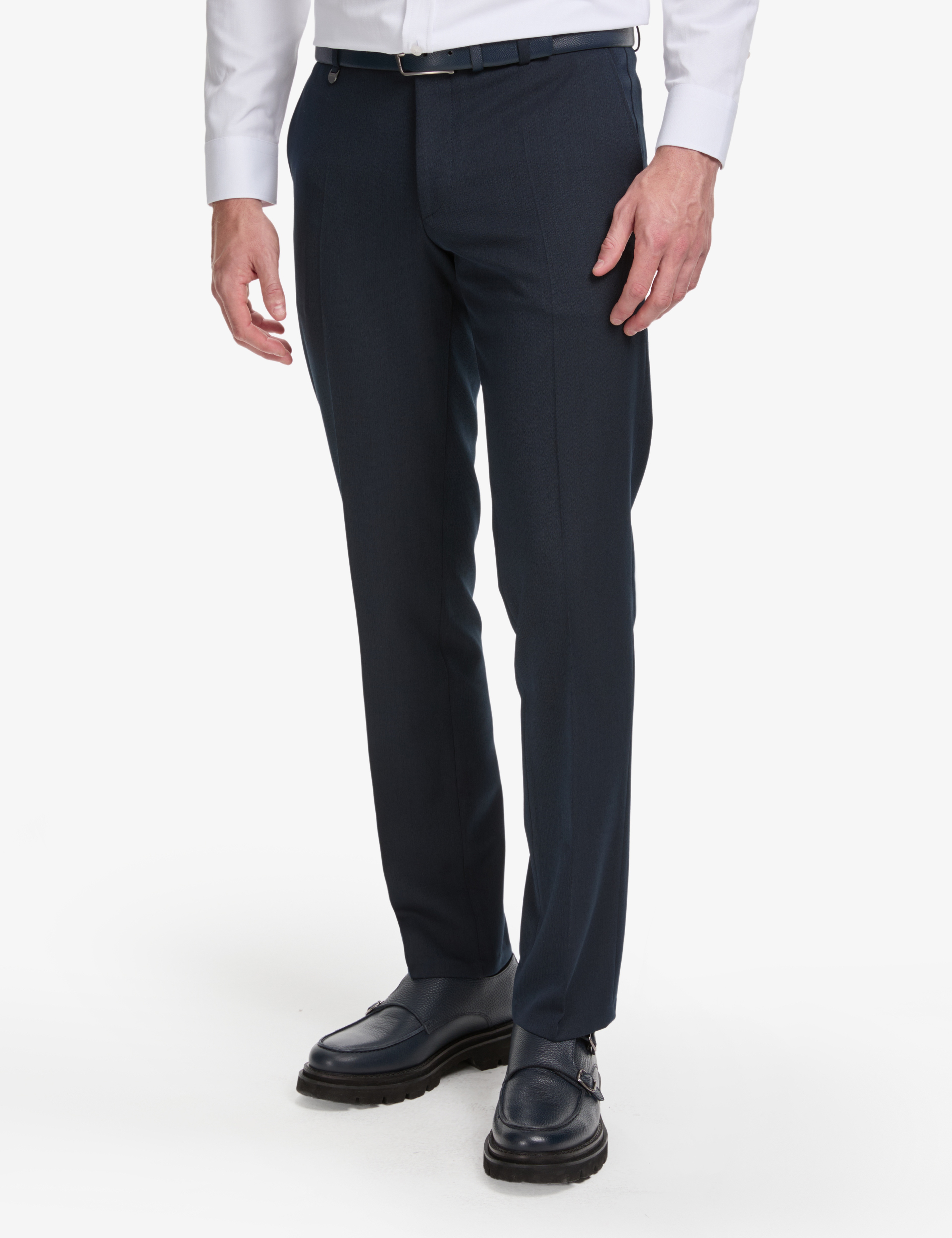 Lacivert Slim Fit Kumaş Pantolon - Image 3
