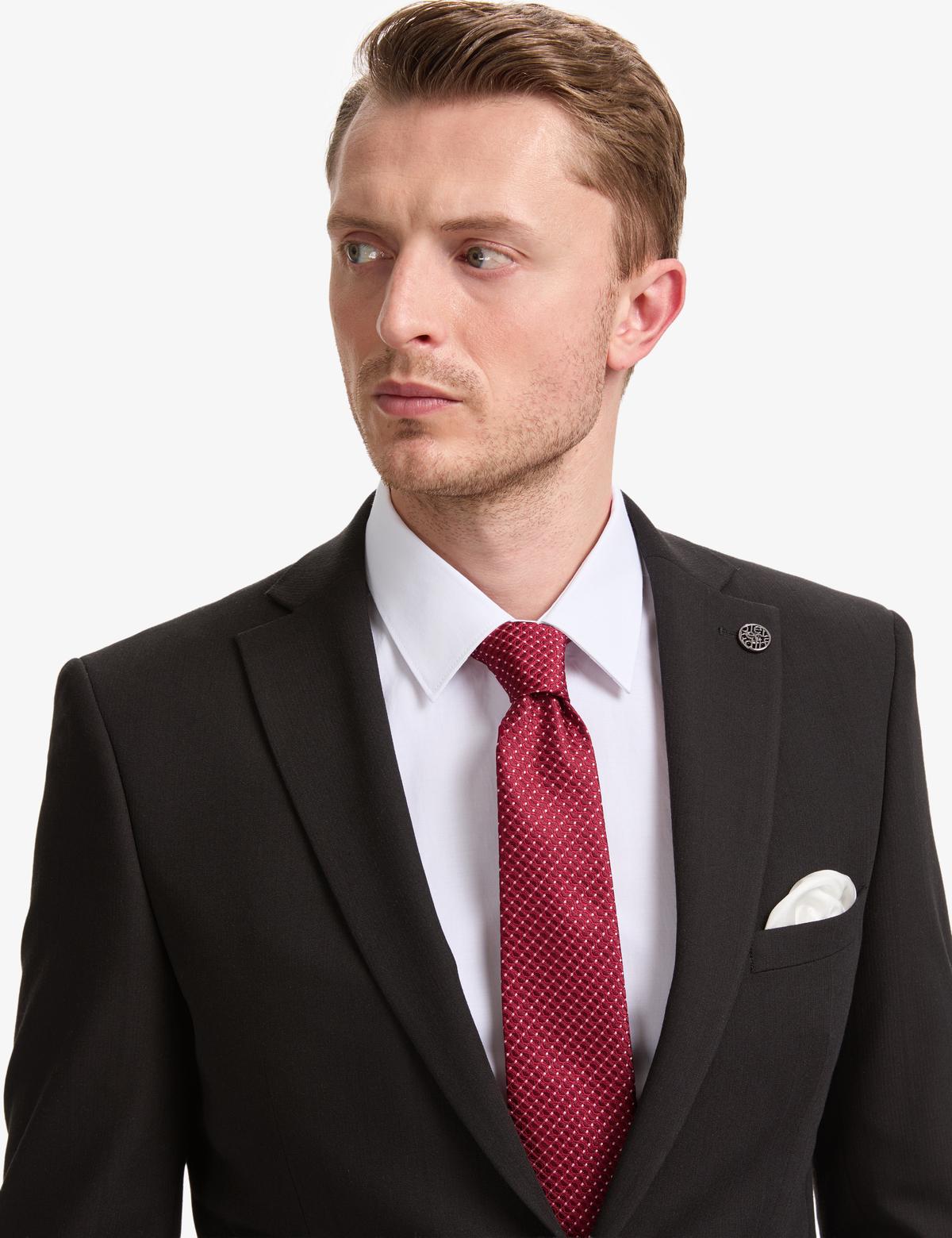 Siyah Ex. Slim Fit Takım Elbise - 50324564026