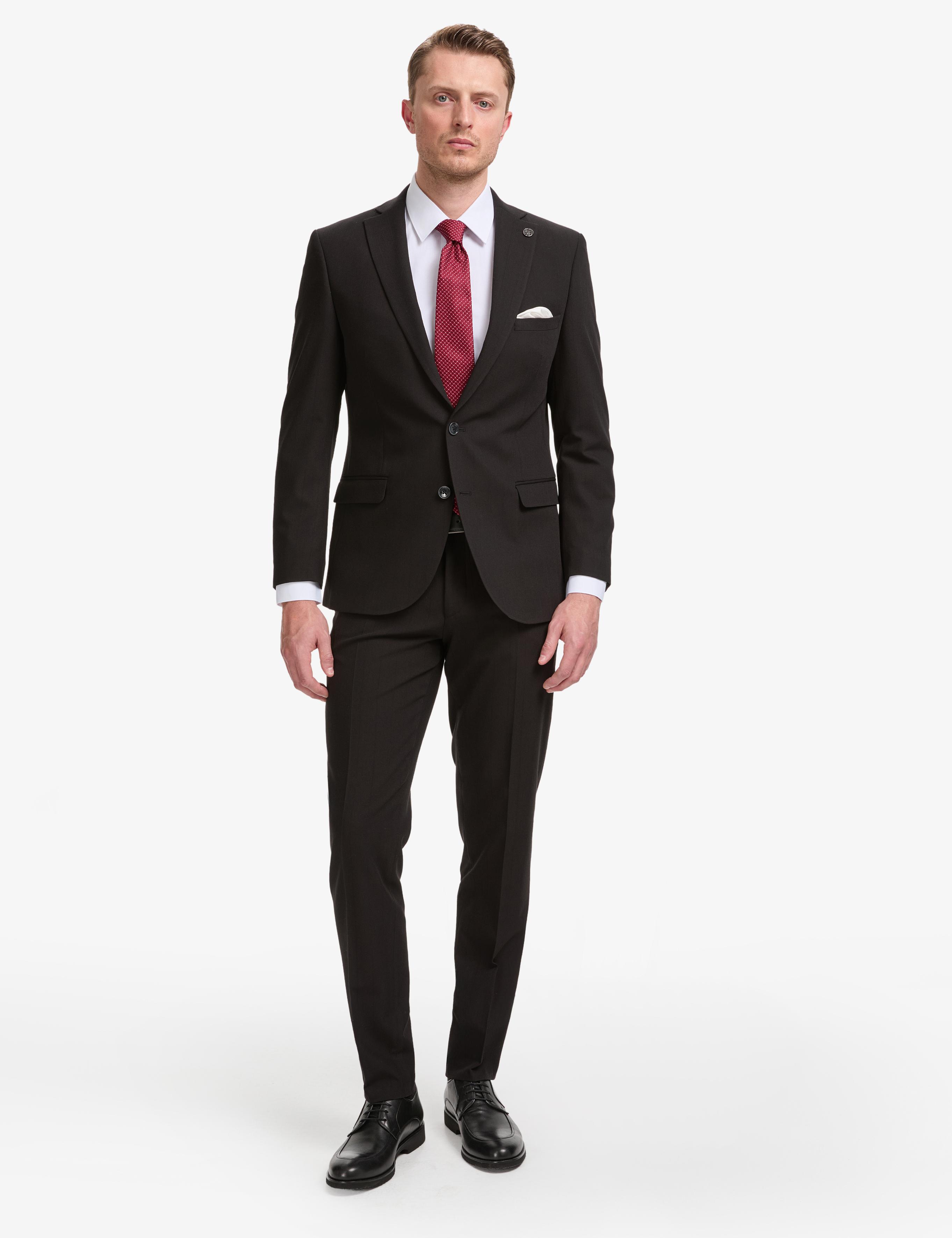 Siyah Ex. Slim Fit Takım Elbise