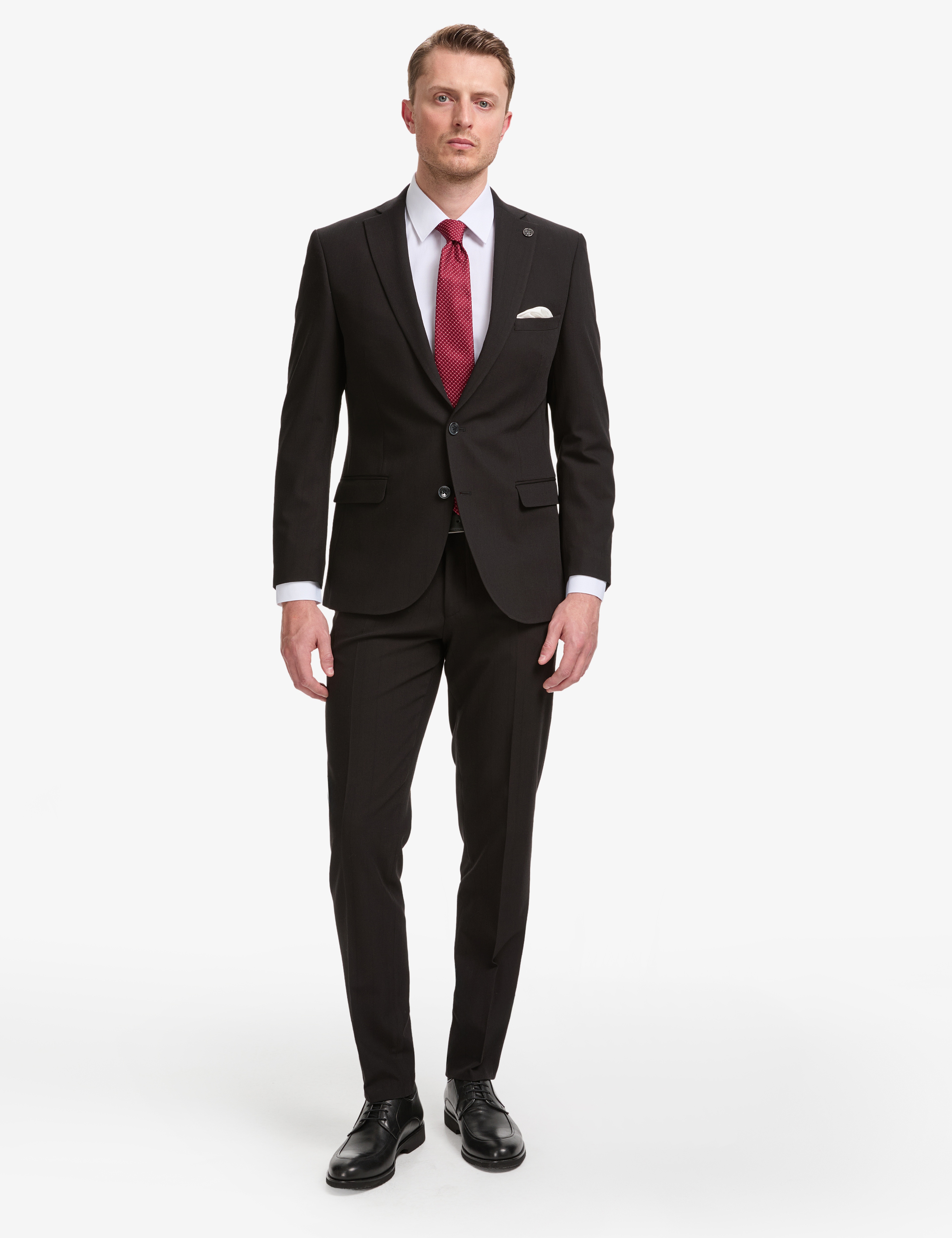 Siyah Extra Slim Fit Takım Elbise - Image 2