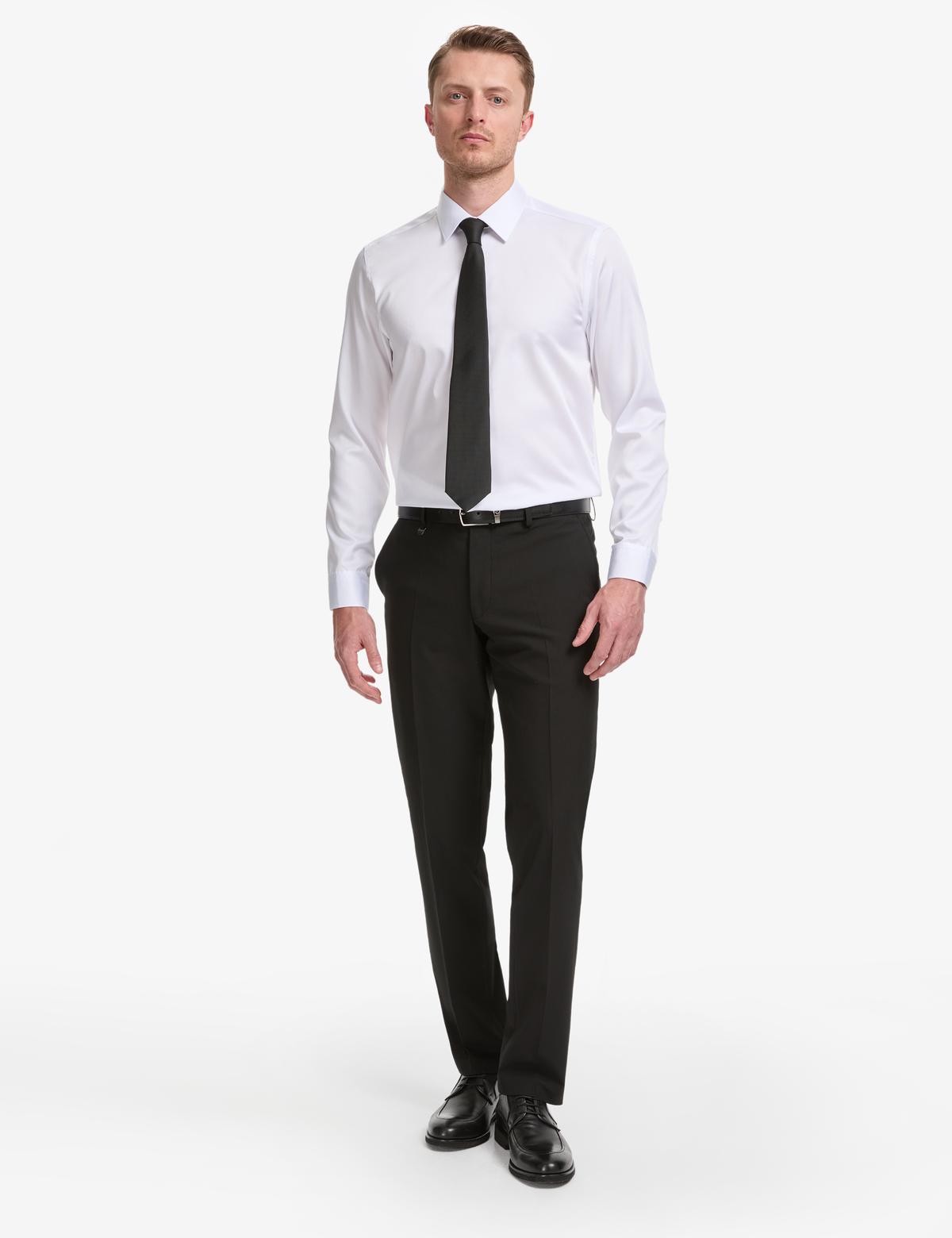 Siyah Slim Fit Kumaş Pantolon - 50325156066