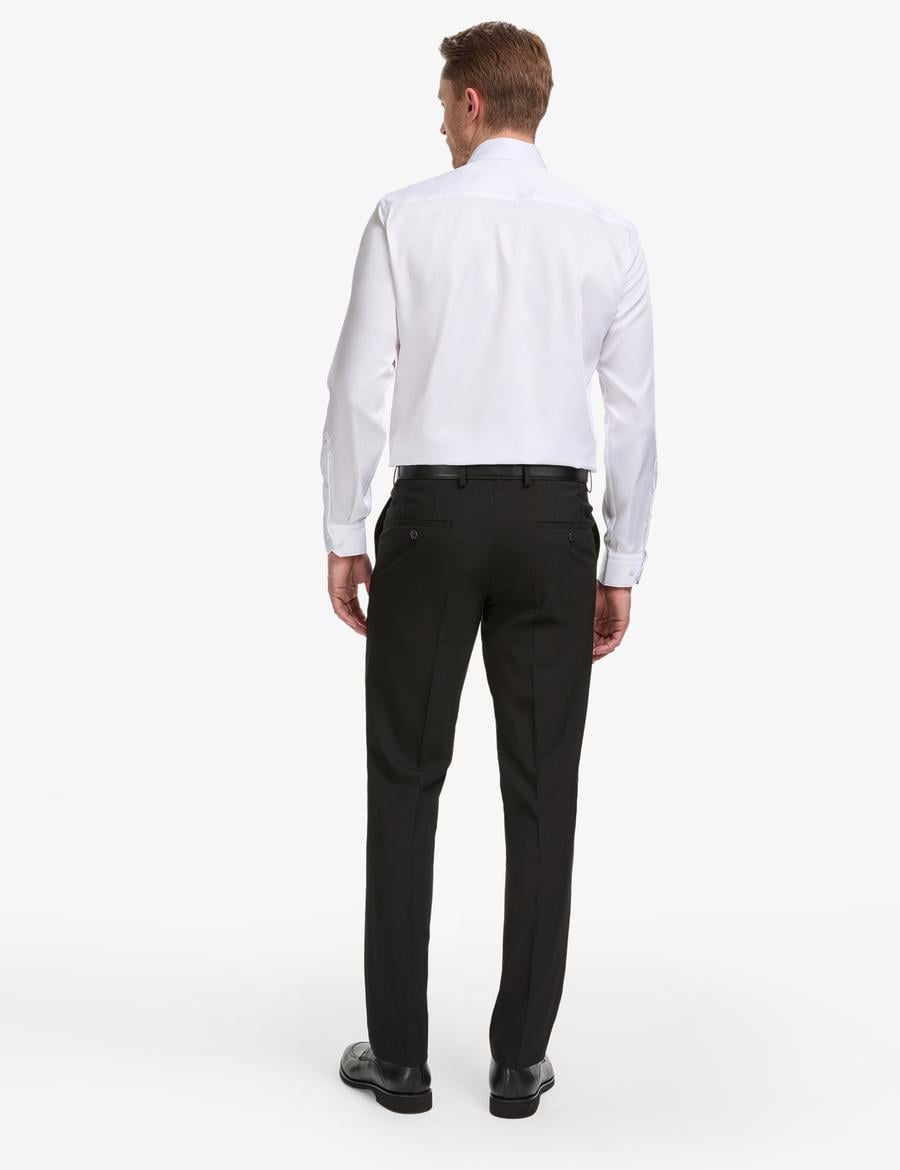 Siyah Slim Fit Kumaş Pantolon