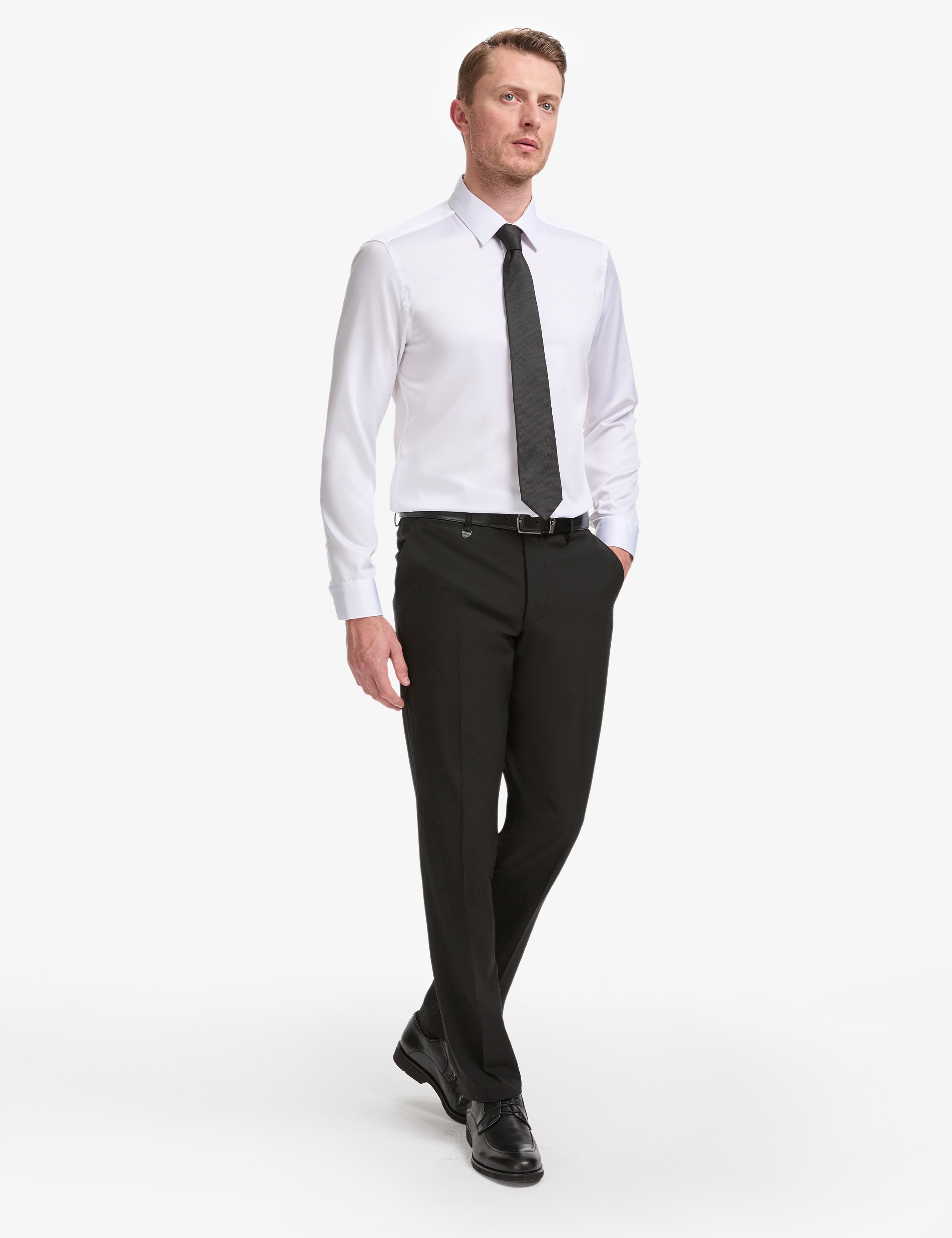 Siyah Slim Fit Kumaş Pantolon