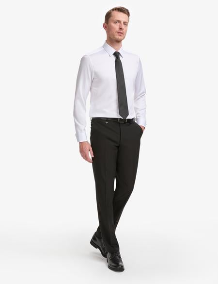 Siyah Slim Fit Kumaş Pantolon - 50325156066