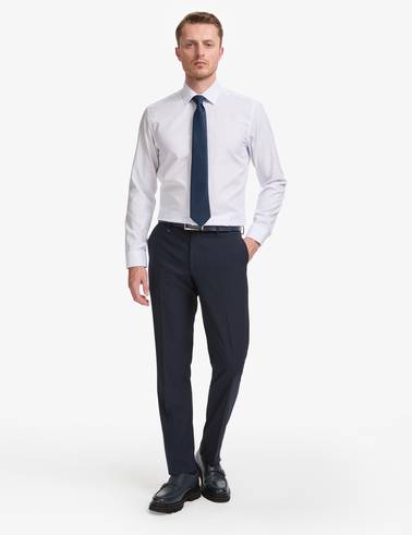 Lacivert Slim Fit Kumaş Pantolon