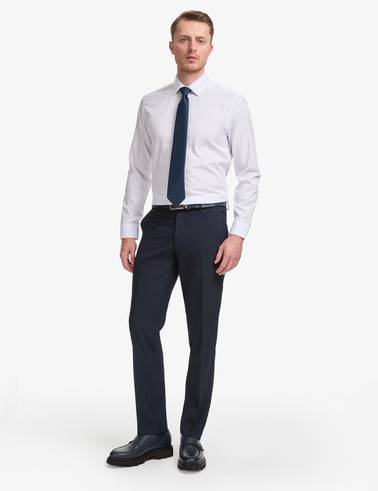 Lacivert Slim Fit Kumaş Pantolon