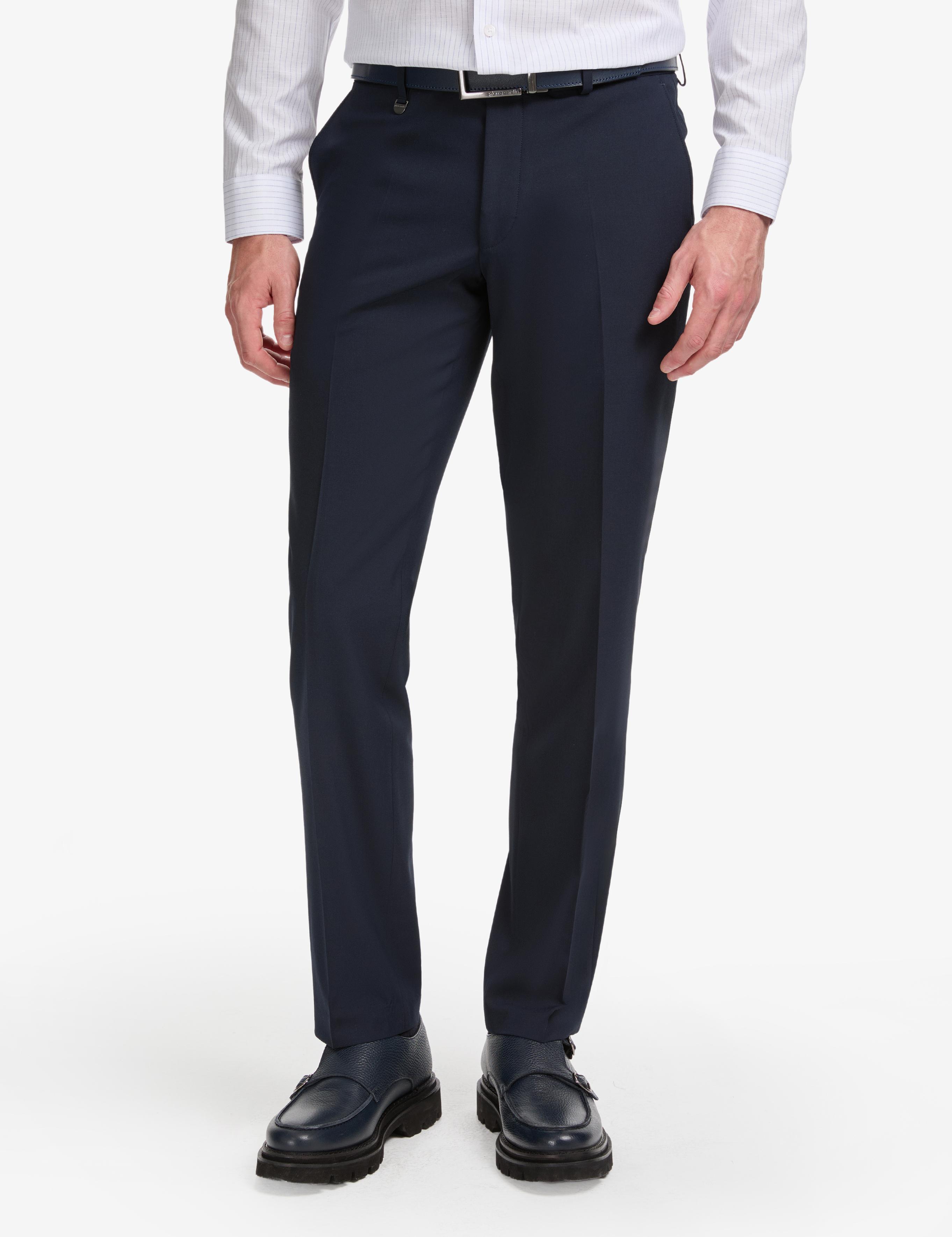 Lacivert Slim Fit Kumaş Pantolon