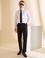 Siyah Slim Fit Kumaş Pantolon