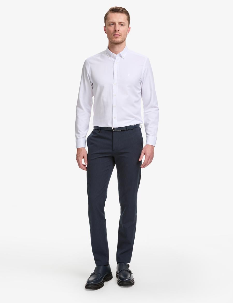 Lacivert Ex. Slim Fit Kumaş Pantolon