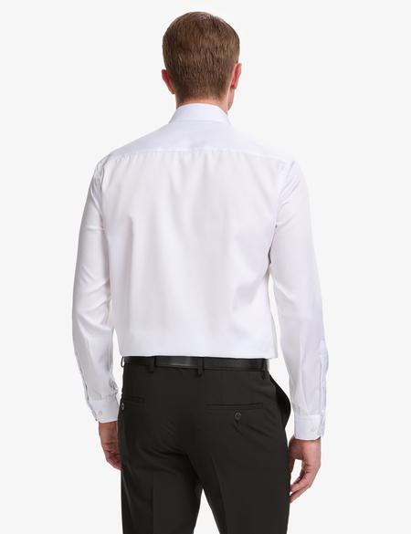 Beyaz Slim Fit Uzun Kollu Basic Gömlek - 50321020001
