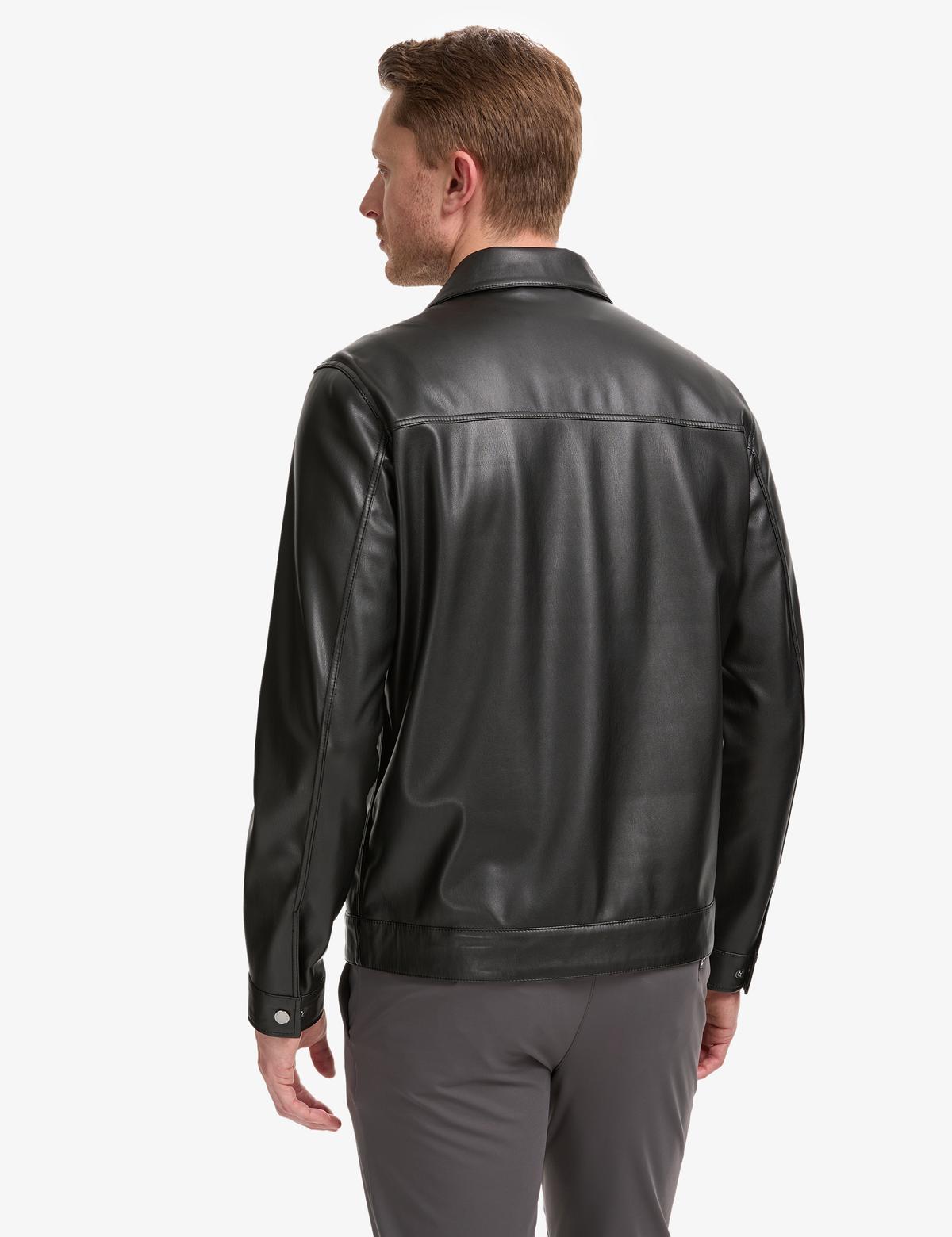 Siyah Deri Ceket - 50328162009