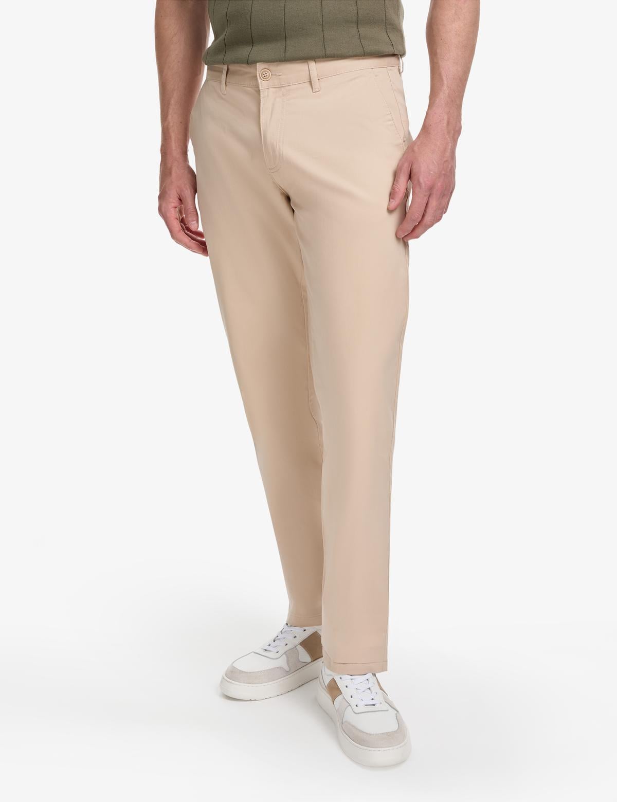 Bej Regular Fit Kanvas Pantolon - 50288510174