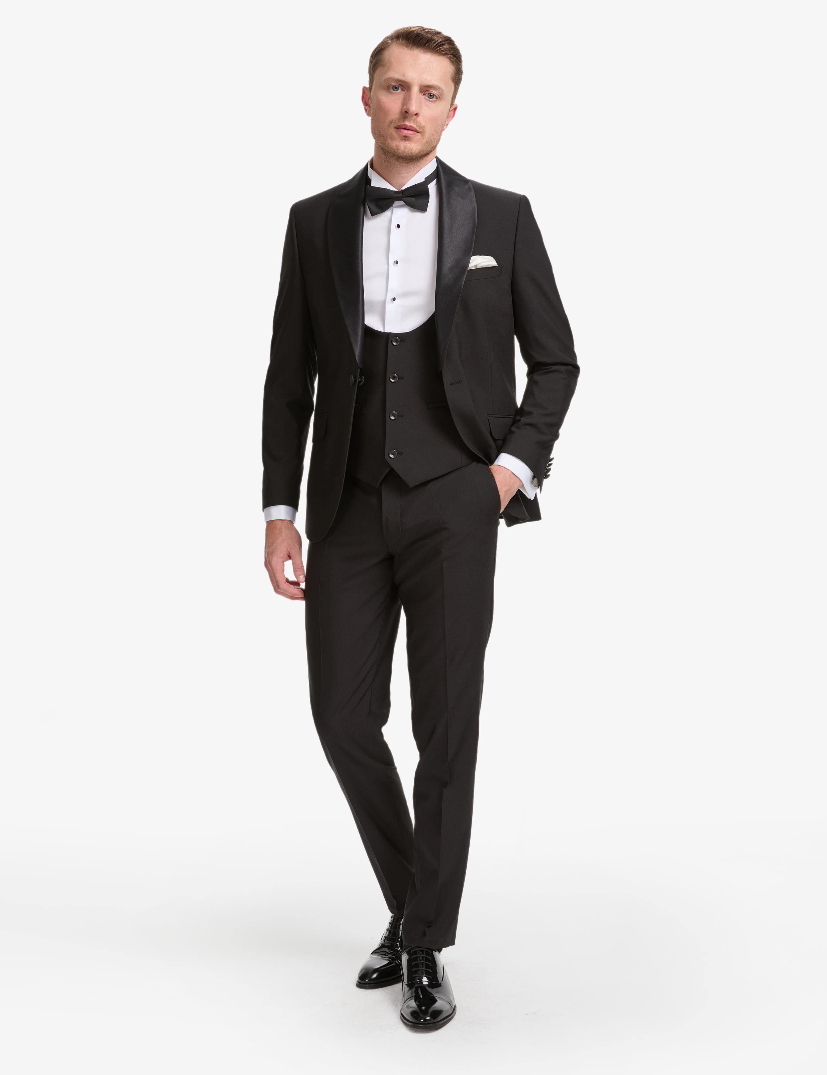 Siyah Ex. Slim Fit Smokin